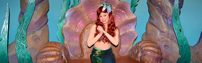 Ariel Magic Kingdom meet and greet KennythePirate