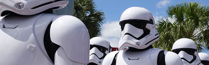 First Order Stormtroopers Hollywood Studios meet and greet KennythePirate