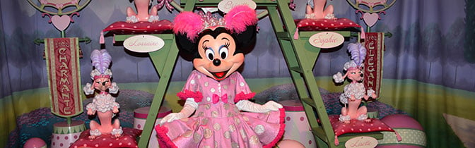 Minnie Mouse Magic Kingdom meet and greet KennythePirate