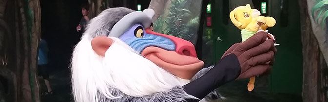 Rafiki meet and greet at Animal Kingdom in Walt Disney World