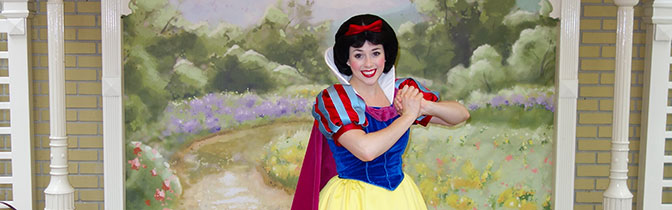 Snow White Magic Kingdom meet and greet