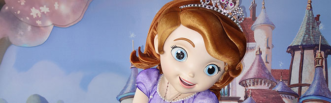 Sofia the First Hollywood Studios meet and greet KennythePirate