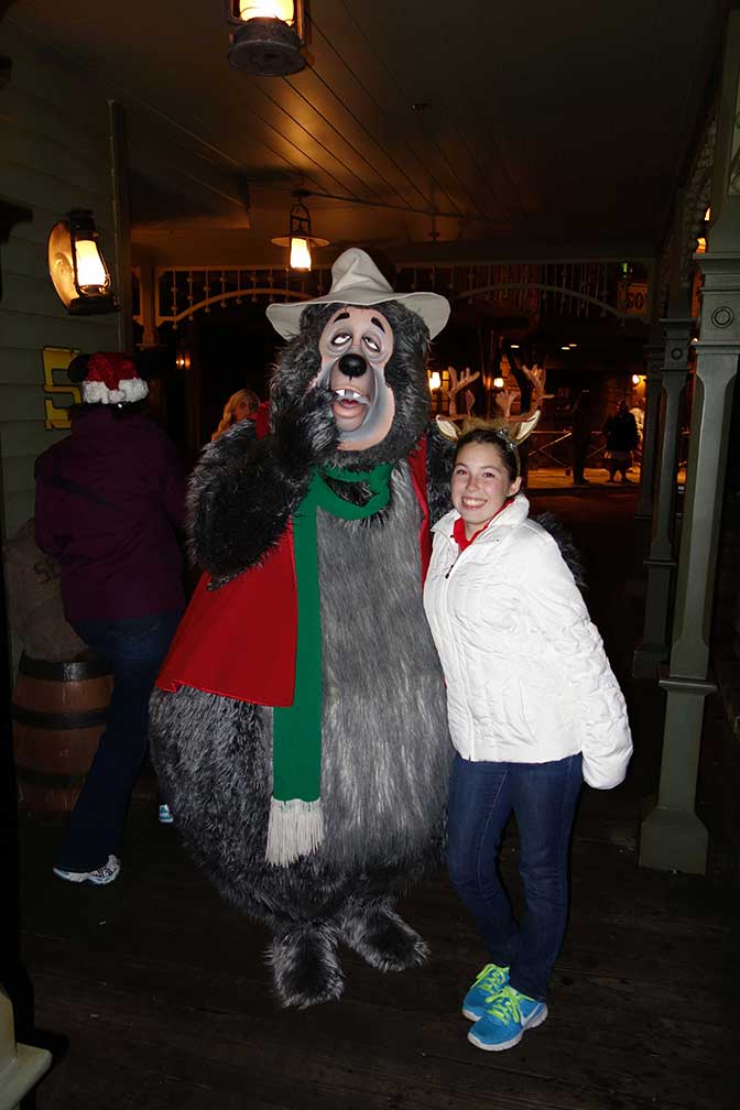 Big Al at Mickey's Very Merry Christmas Party 2012