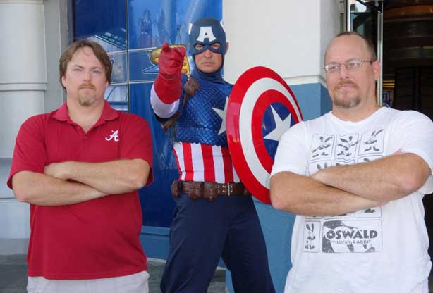 Captain America at Universal Islands of Adventure 2012