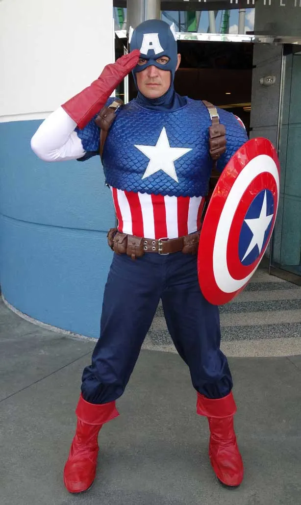 Captain America at Universal Islands of Adventure 2012
