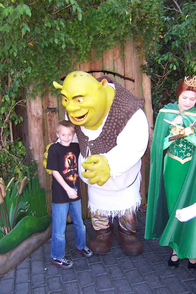Shrek and Fiona Universal Studios Hollywood 2007 