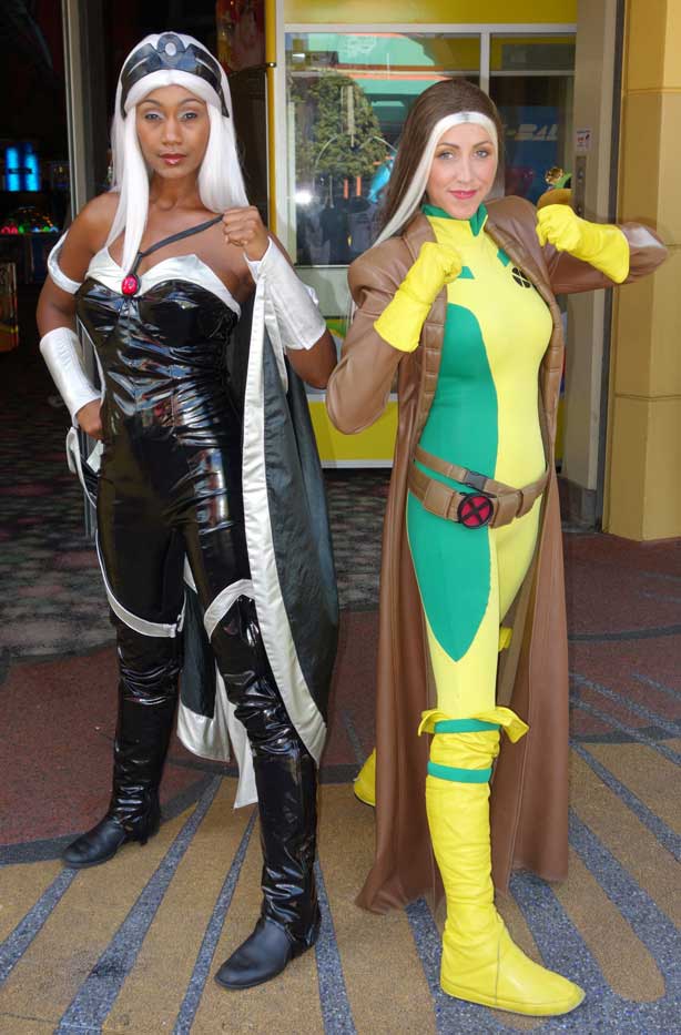 Storm and Rogue at Universal Islands of Adventure 2012
