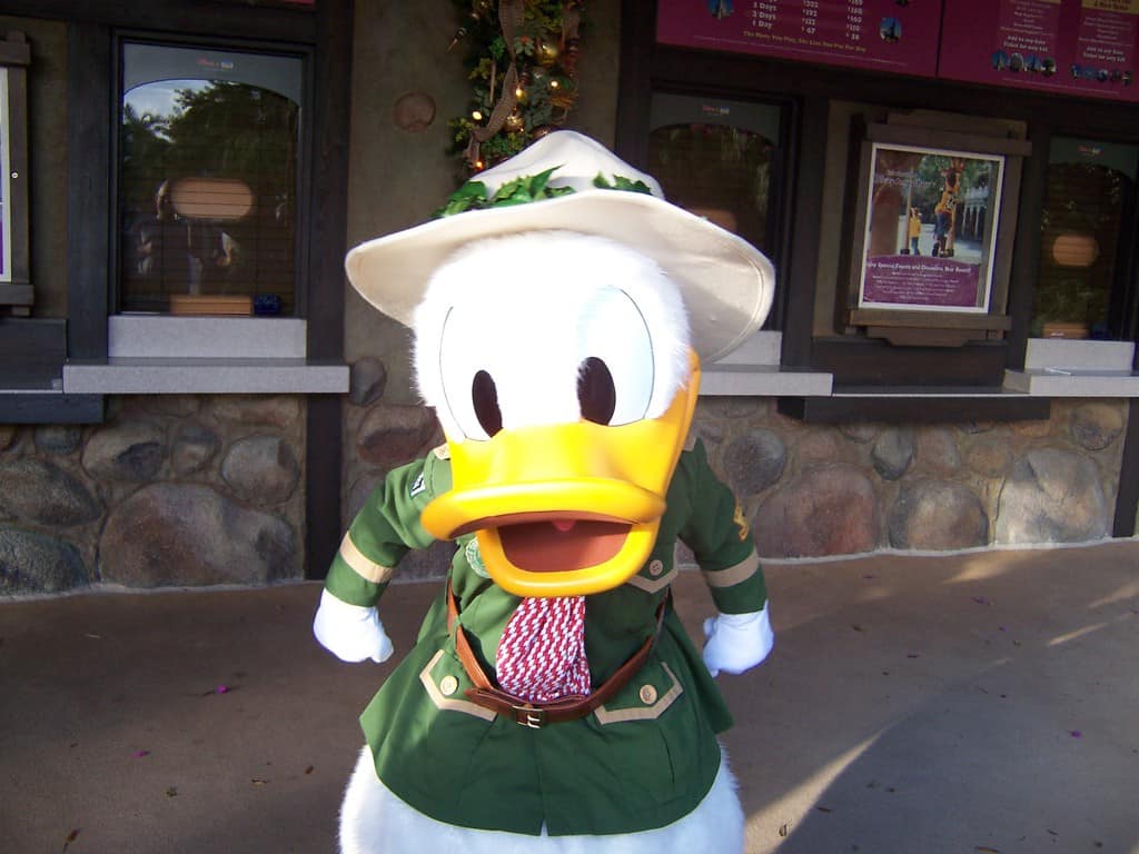 Donald Duck Animal Kingdom 2006