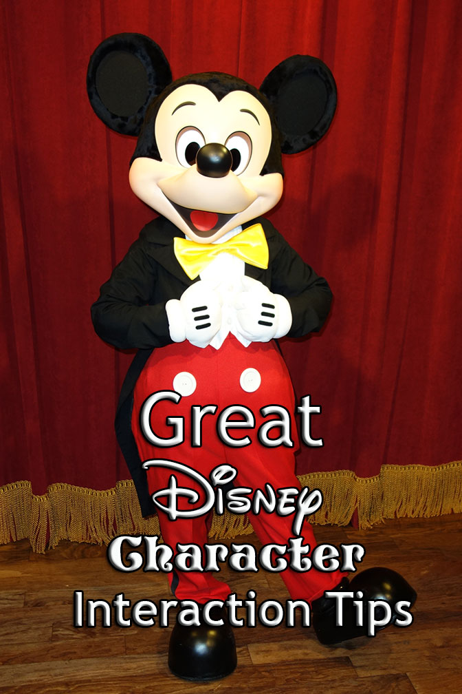 disney character interaction tips ideas