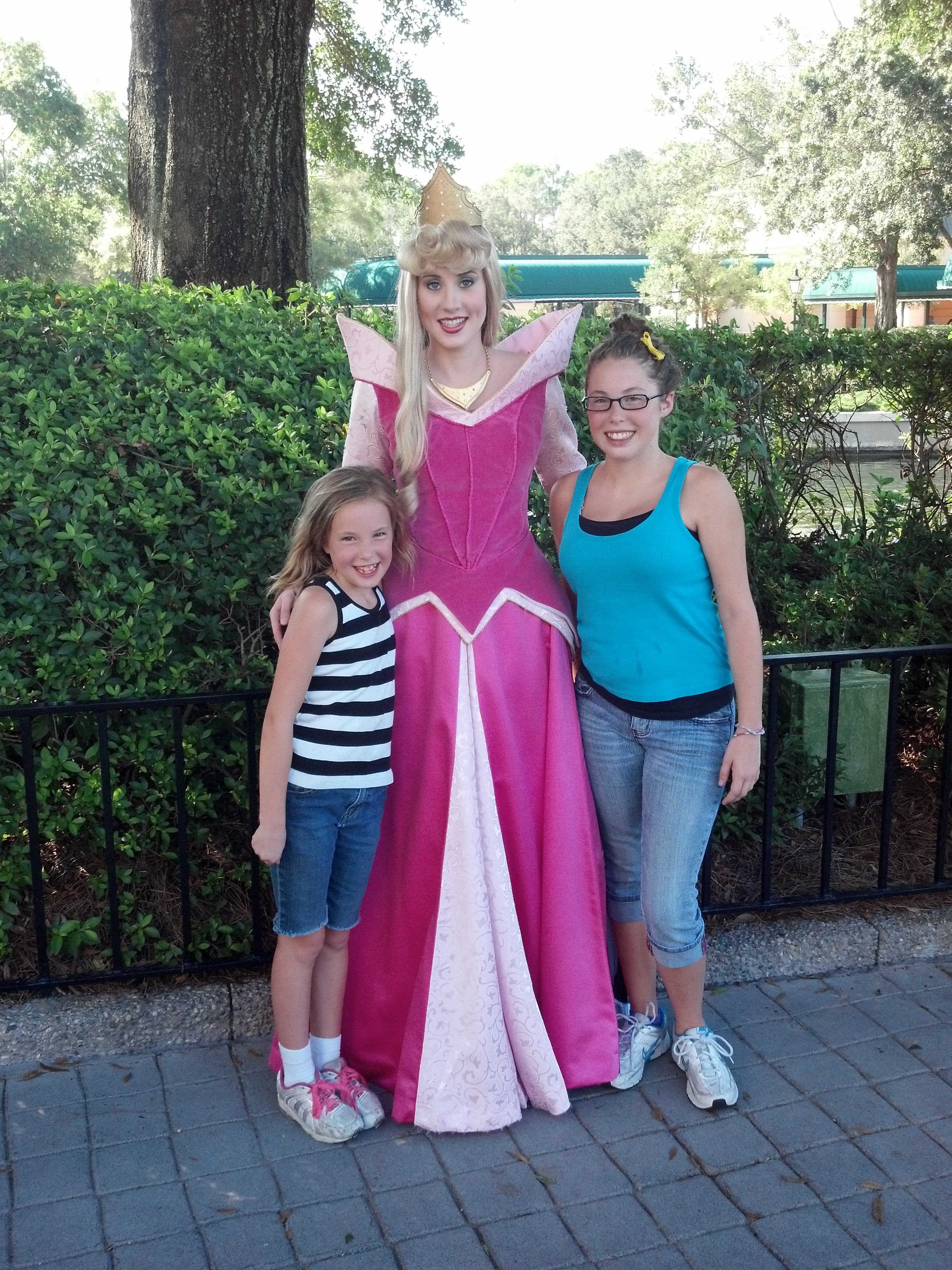 Aurora (Sleeping Beauty)  in France at Epcot 2012