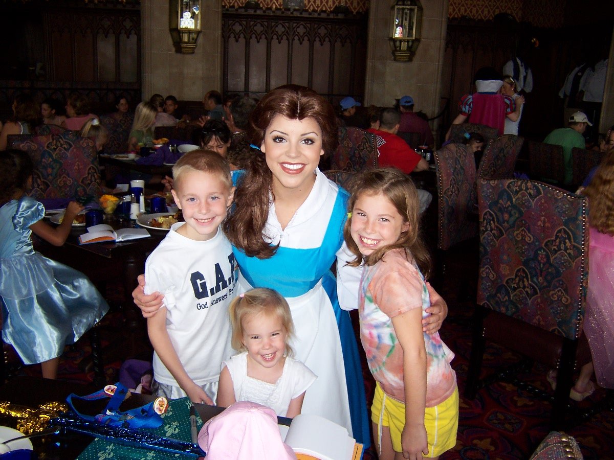 Belle at Cinderella's Royal Table 2006