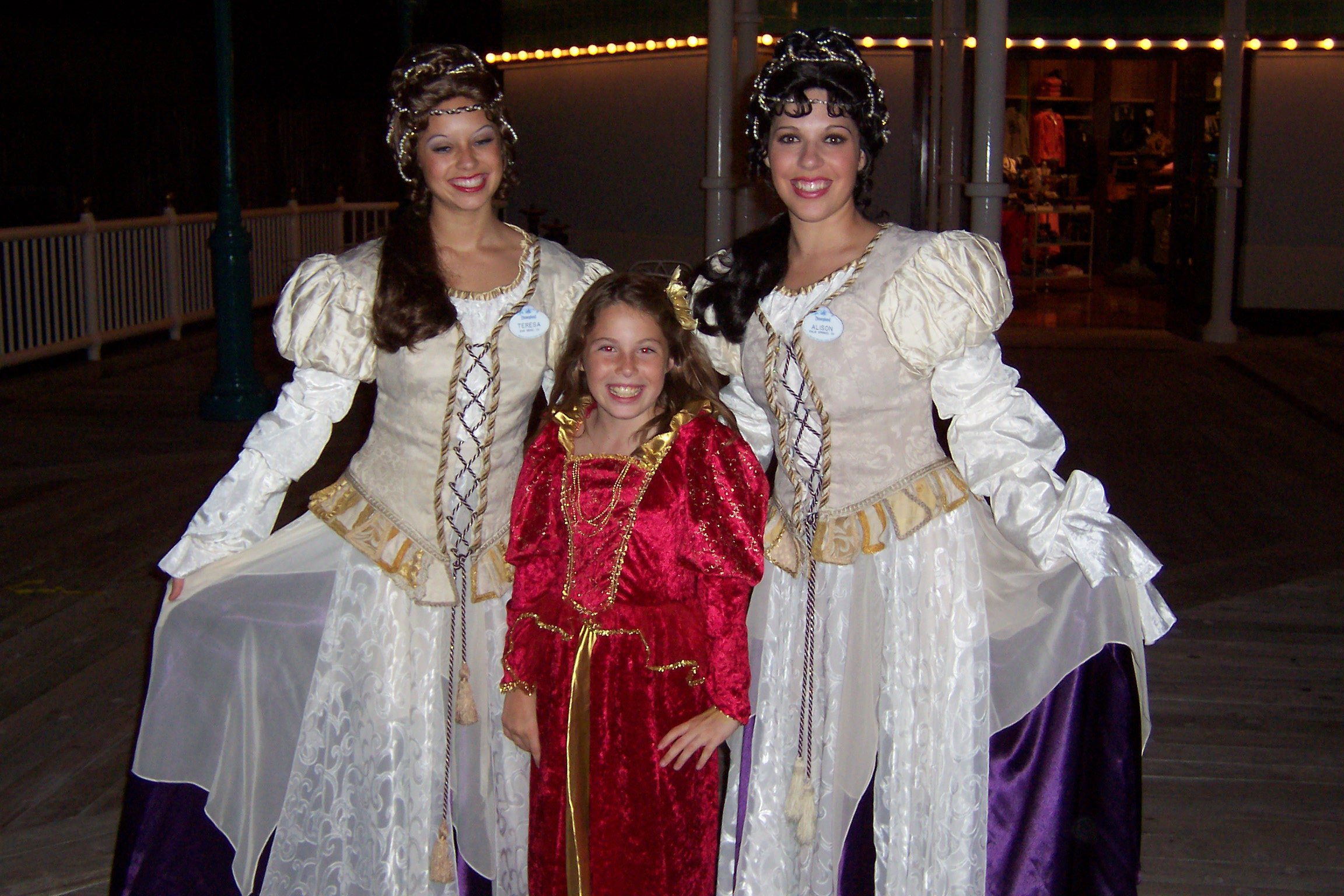Princesses in Waiting 2007 California Adventure Halloween Party