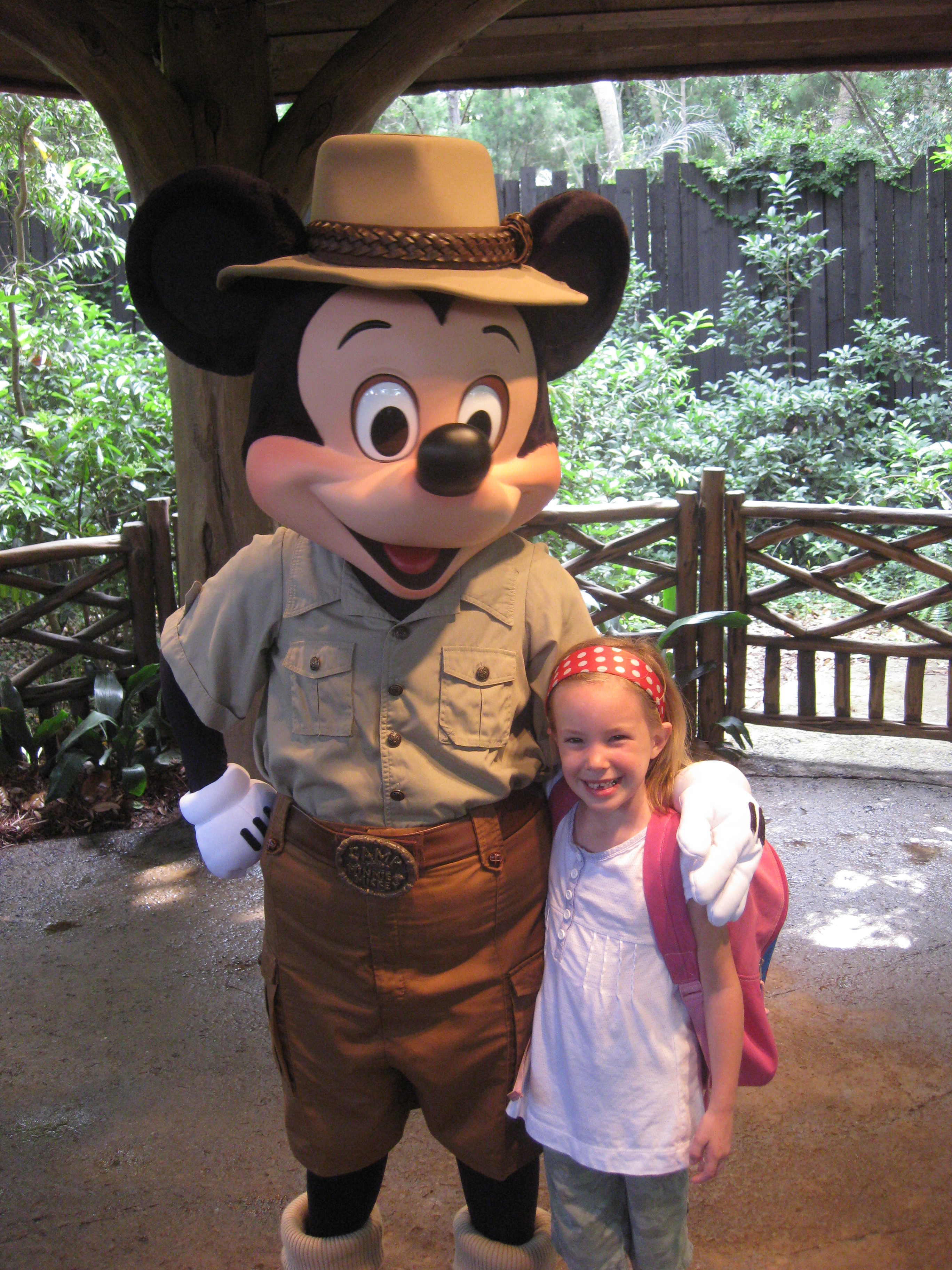 Mickey Mouse in Animal Kingdom 2010