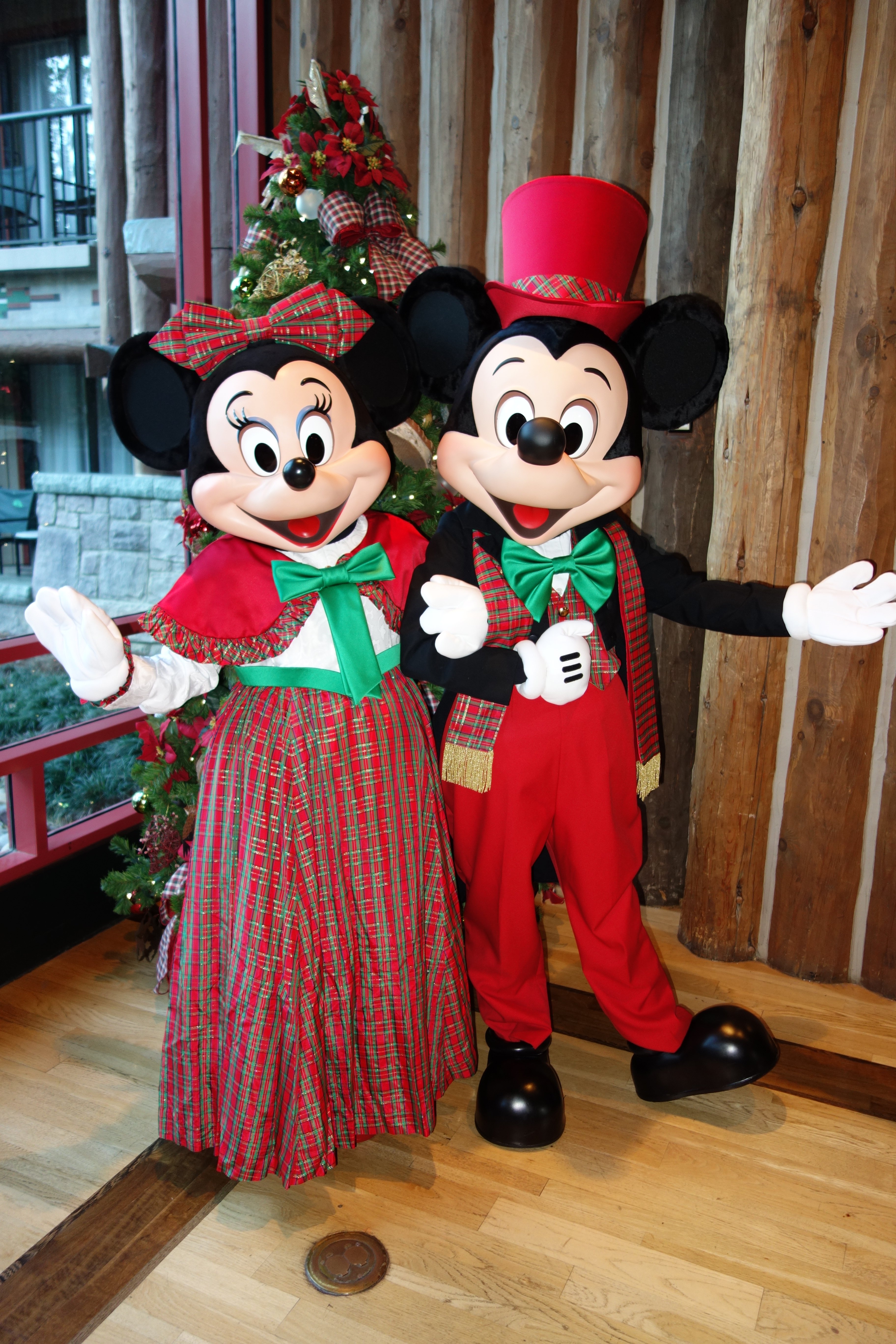 Mickey and Minnie Dec2012 xmas Wild Lodge (4)