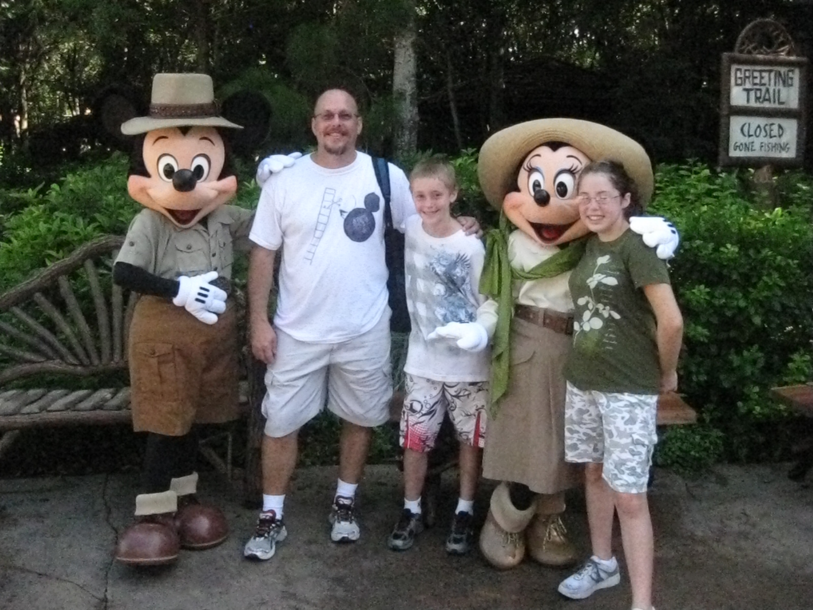 Mickey Mouse in Animal Kingdom 2010 Tusker House
