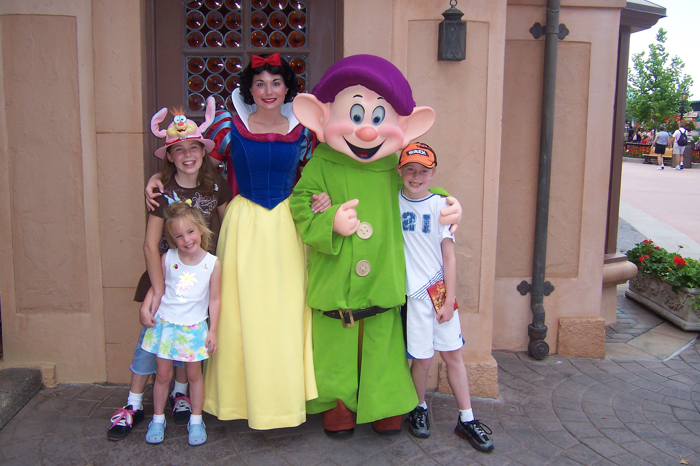 Dopey from 2008.  He used to meet regularly with Snow White in Epcot's Germany Pavillion