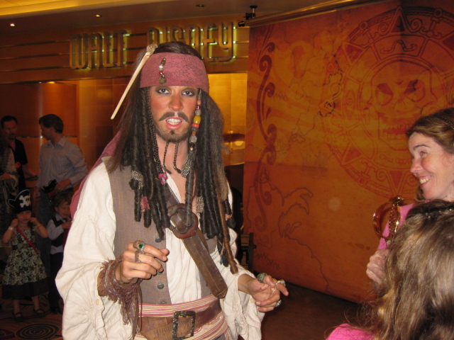Jack Sparrow on Disney Cruise 2009