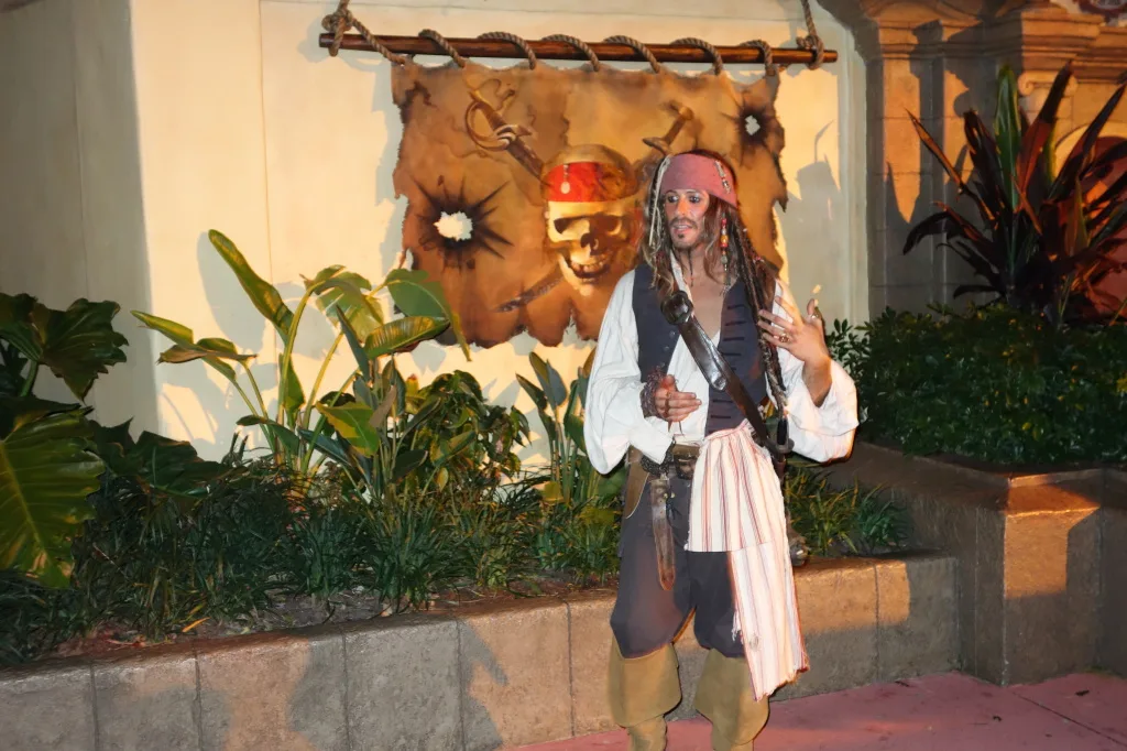Jack Sparrow at Mickey's Not So Scary Halloween Party 2012