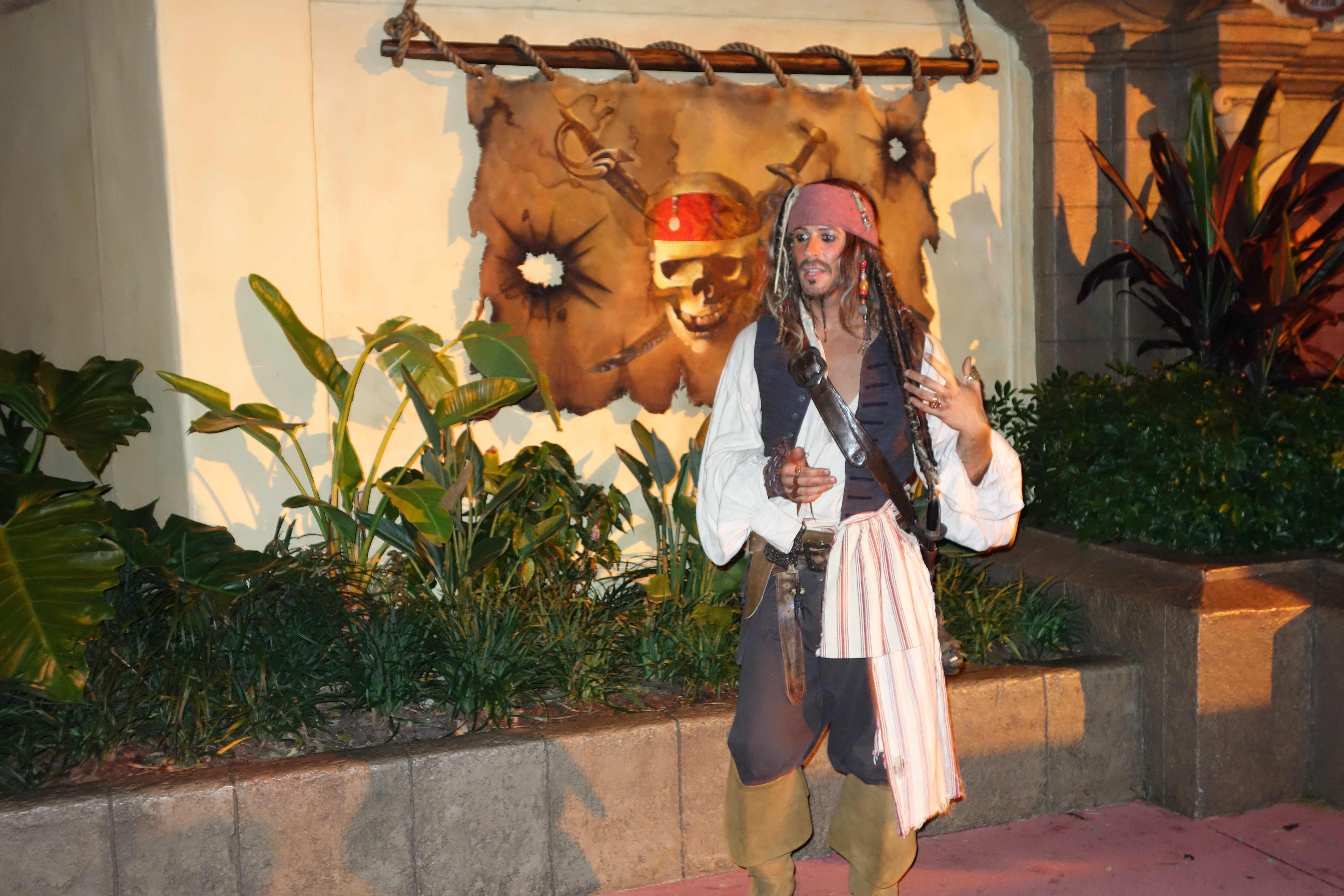 Jack Sparrow at Mickey's Not So Scary Halloween Party 2012