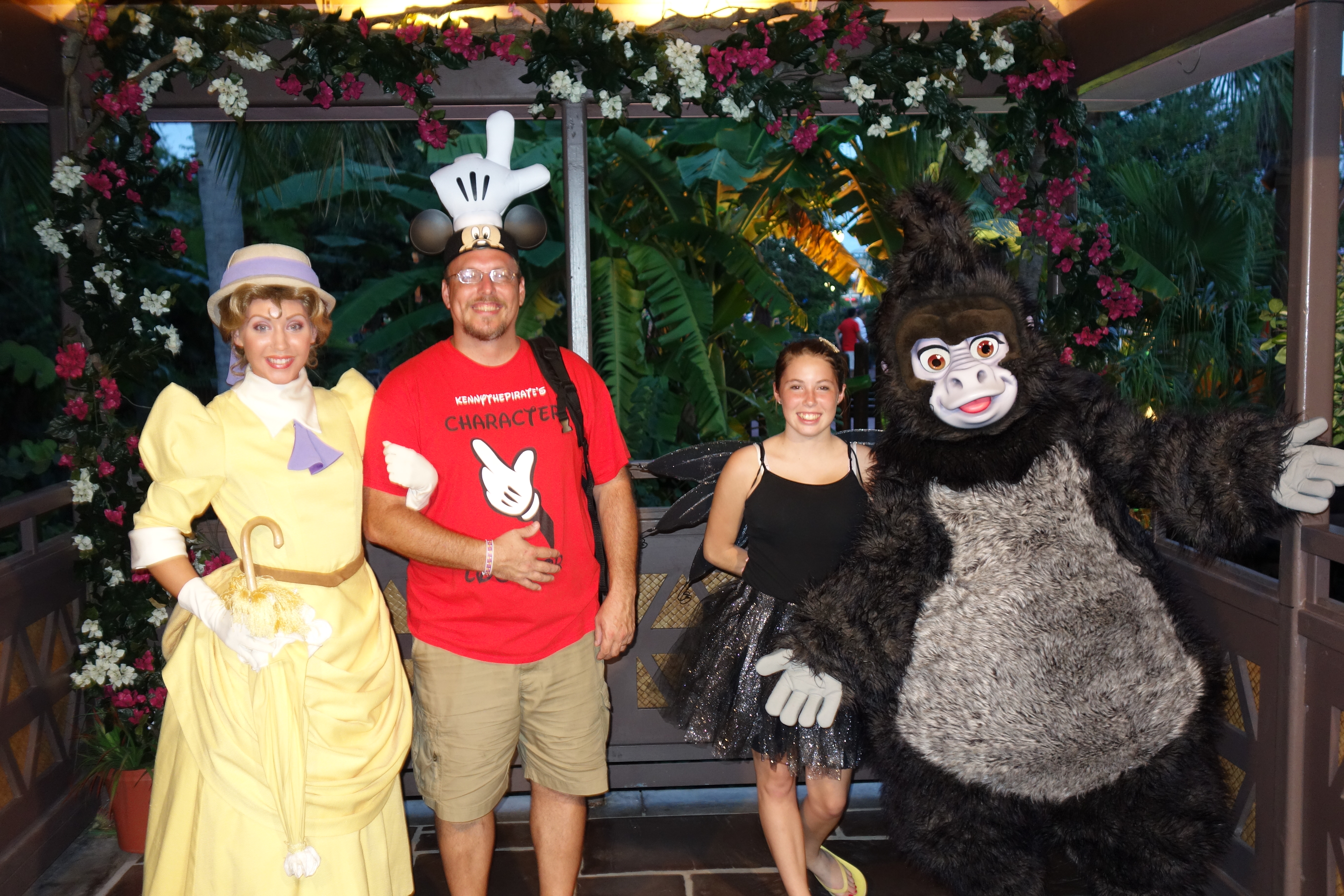 Terk with Jane at Mickey's Not So Scary Halloween Party 2012