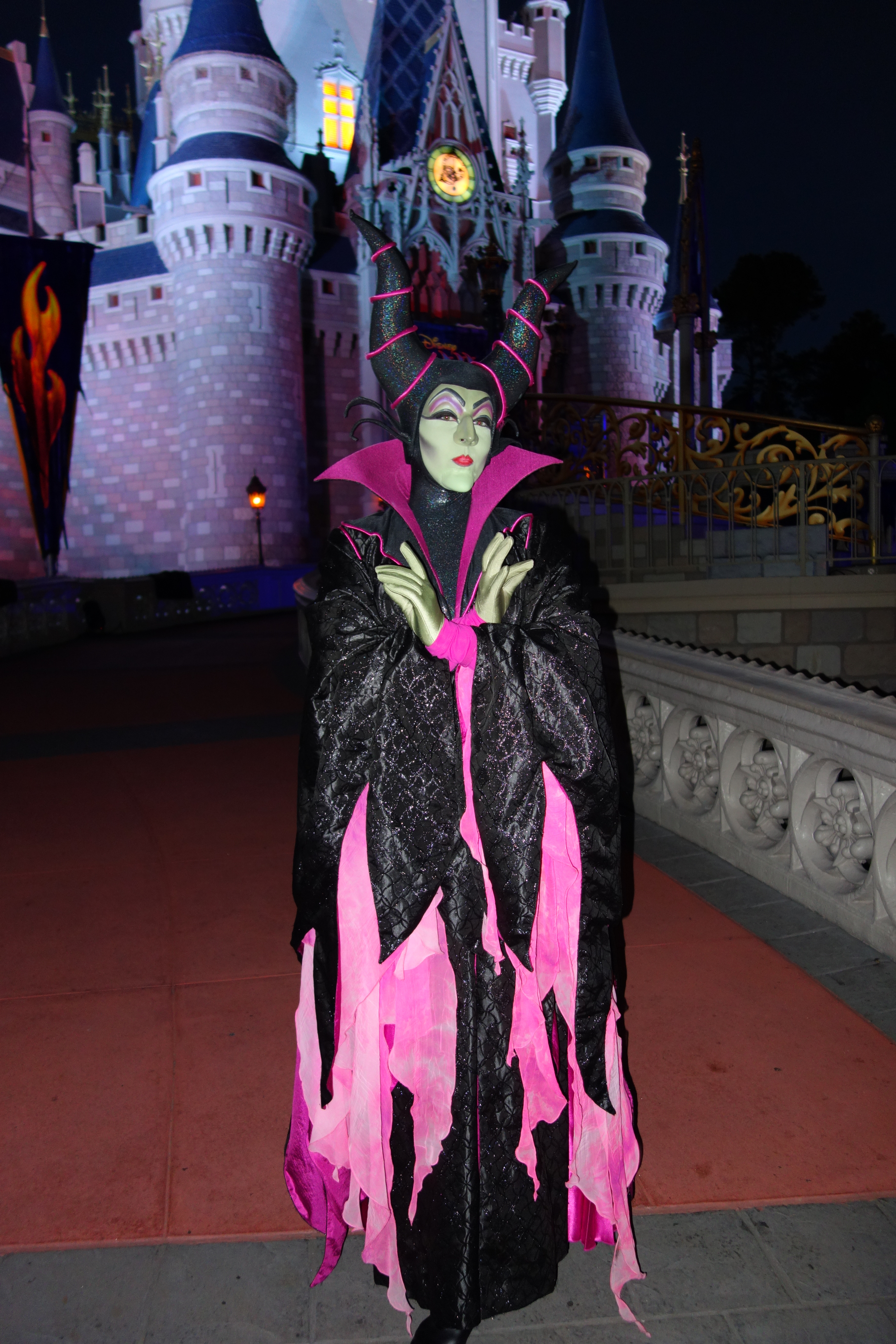 Maleficent at Mickey's Not So Scary Halloween Party 2012