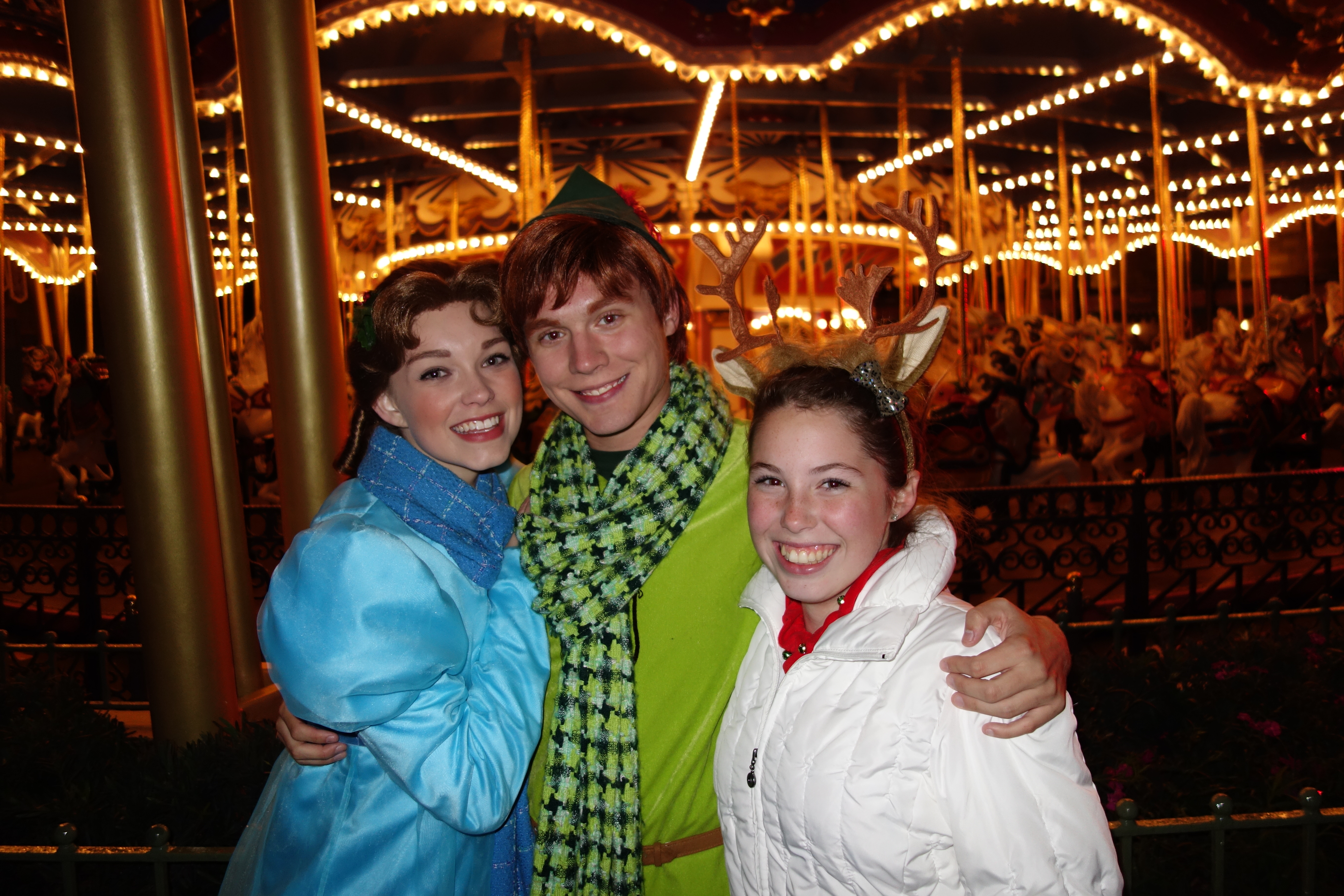 Peter Pan & Wendy Darling at Mickey's Very Merry Christmas Party 2012