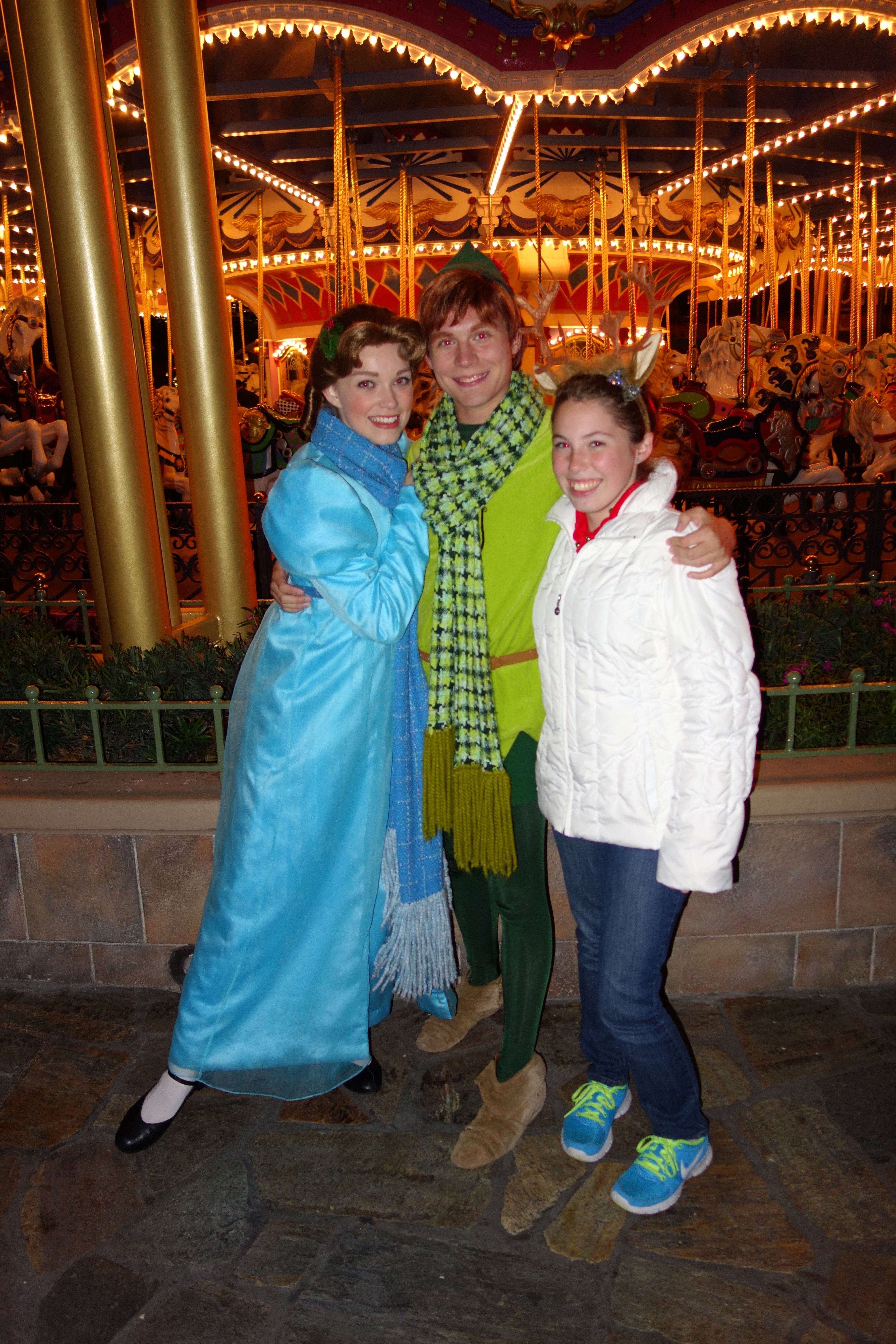 Peter Pan & Wendy Darling at Mickey's Very Merry Christmas Party 2012