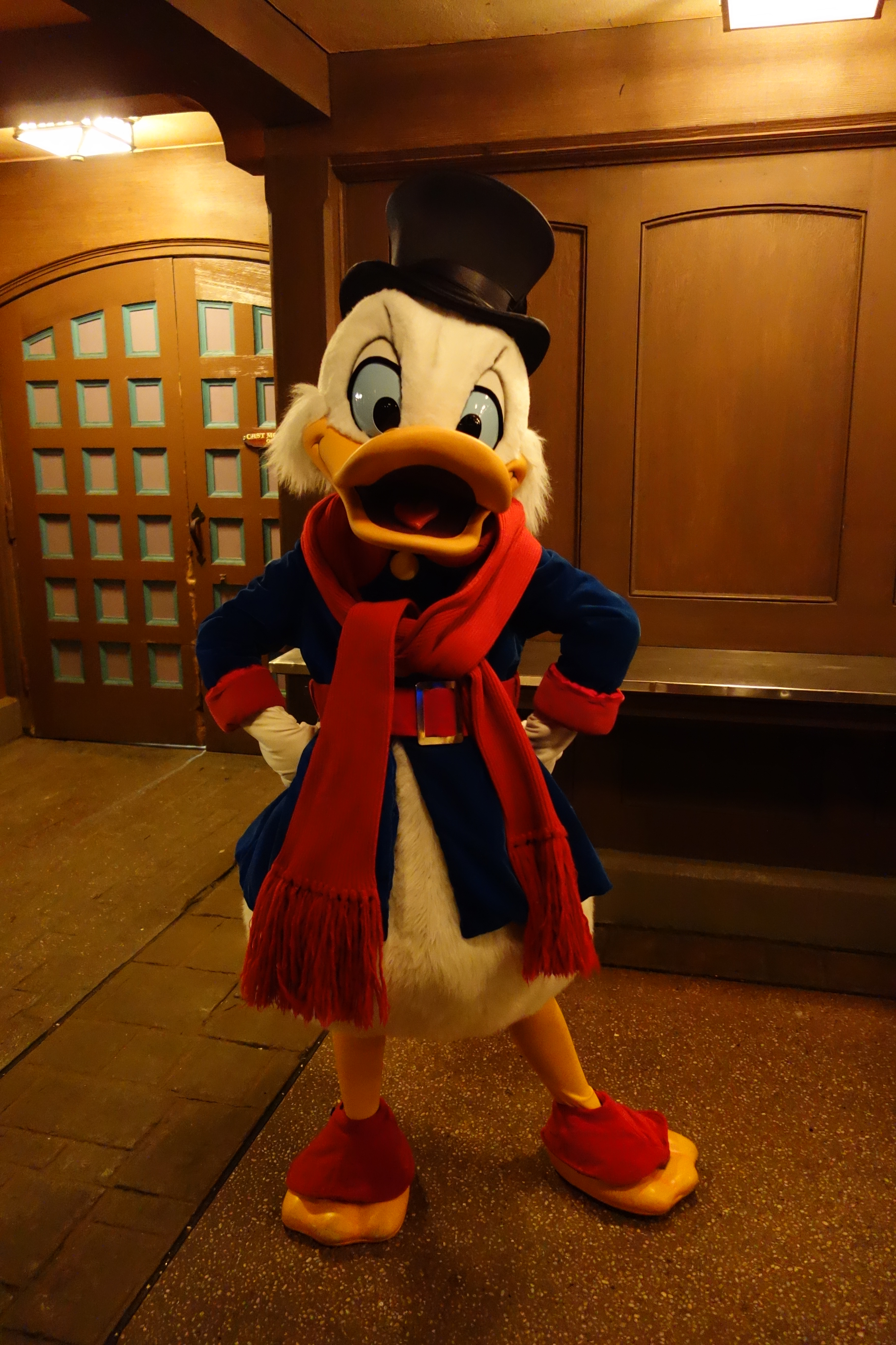 Scrooge McDuck at Mickey's Very Merry Christmas Party 2012