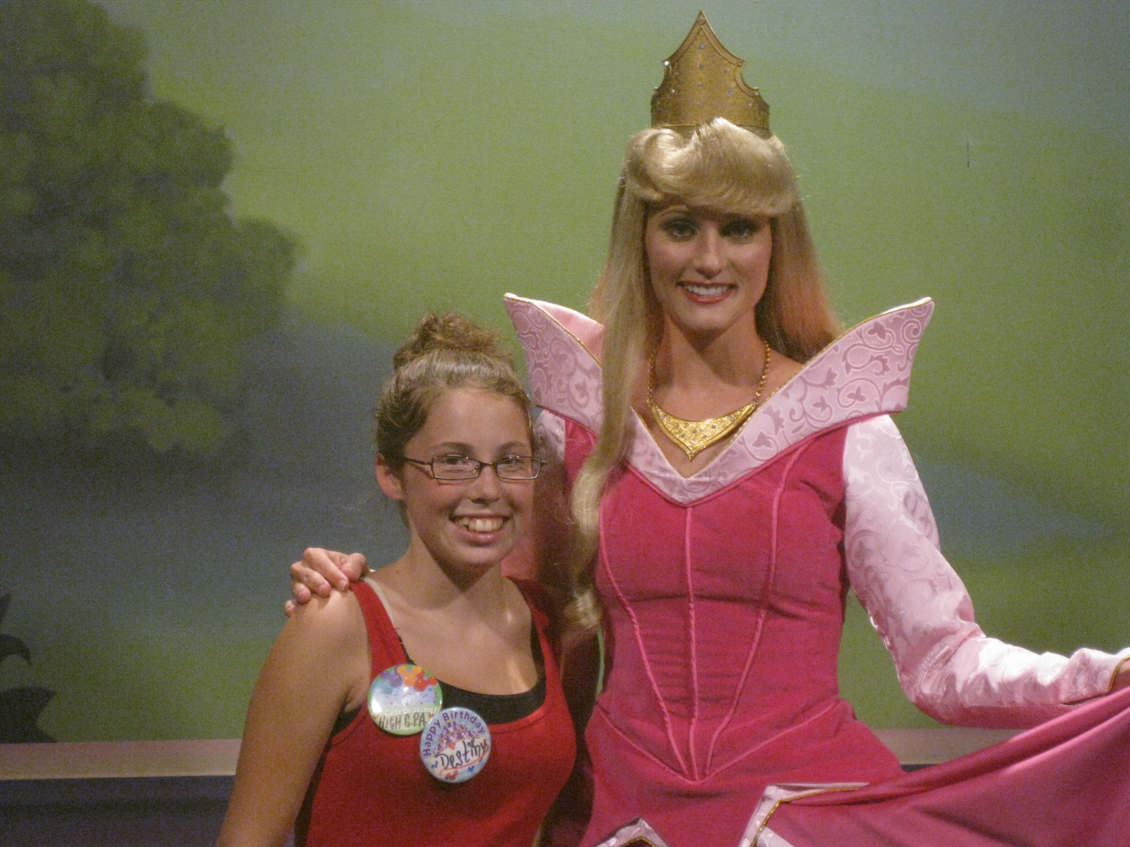 Aurora (Sleeping Beauty)  at Town Square Theater in Magic Kingdom 2011