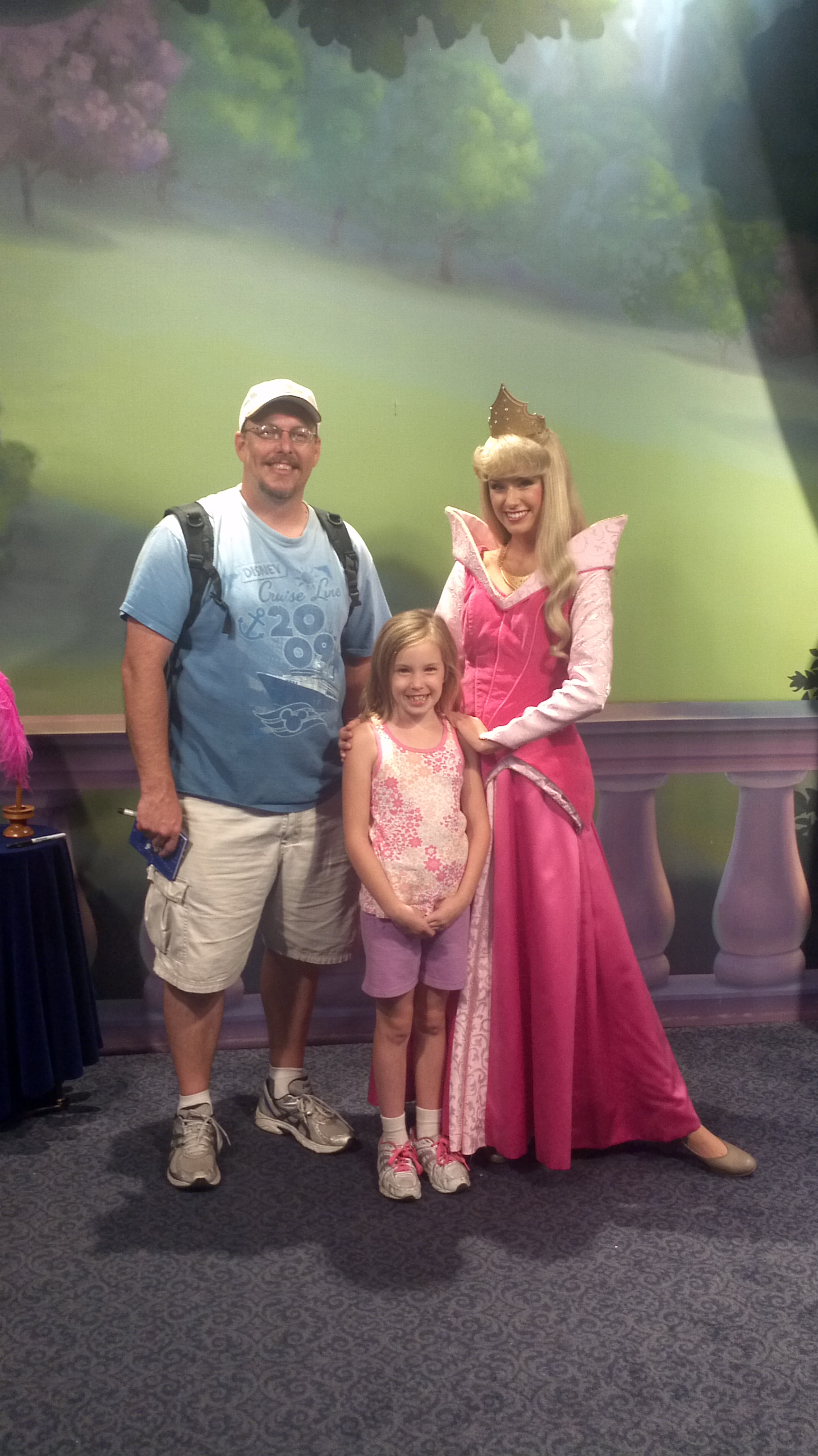 Aurora (Sleeping Beauty)  at Town Square Theater in Magic Kingdom 2012