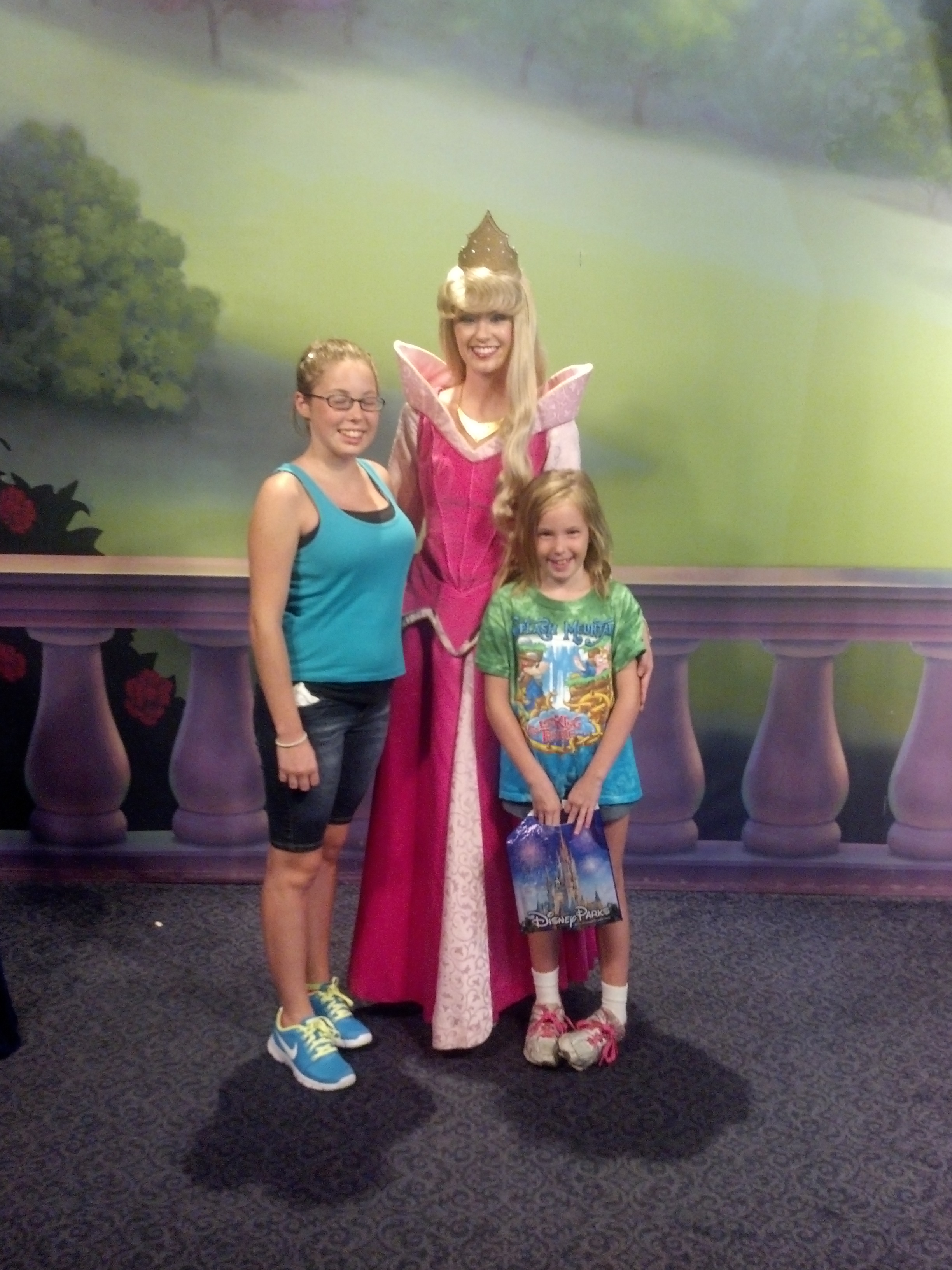 Aurora (Sleeping Beauty)  at Town Square Theater in Magic Kingdom 2012