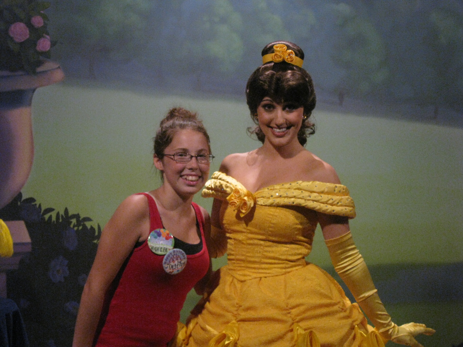 Belle at Town Square Theater in Magic Kingdom 2011