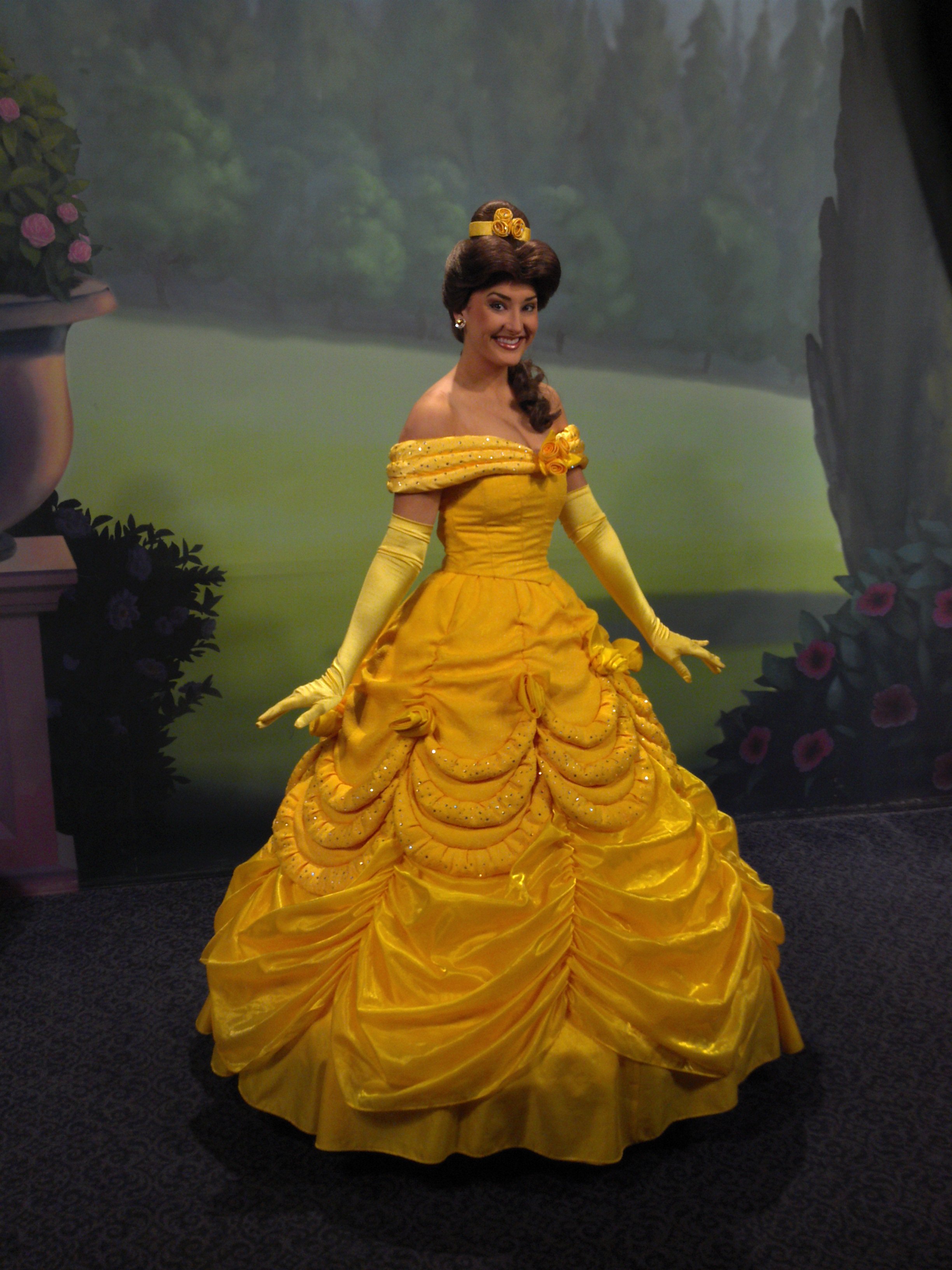 Belle at Town Square Theater in Magic Kingdom 2012