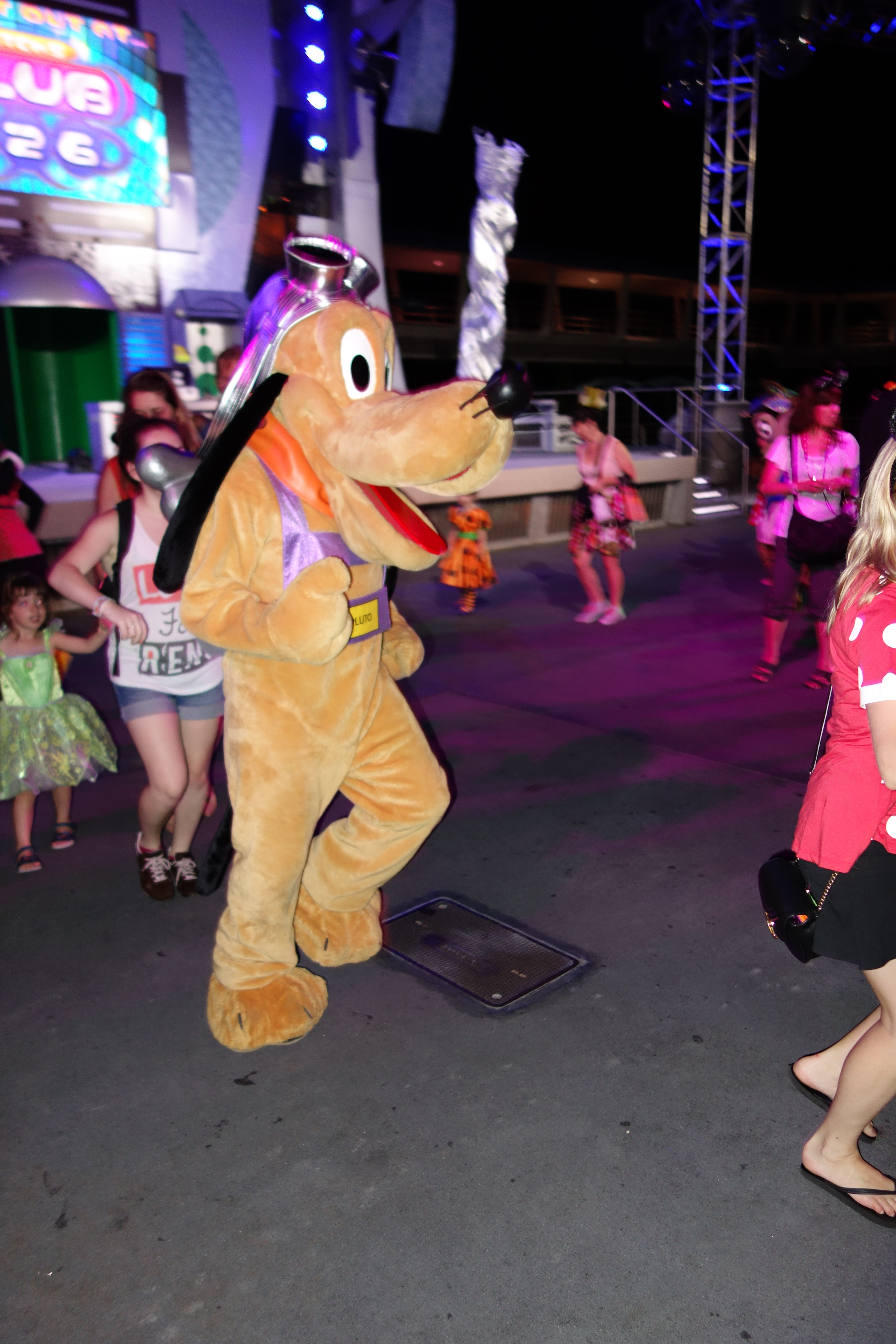 Pluto at Magic Kingdom Halloween Party 2012