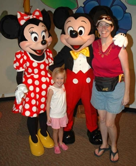 Mickey and Minnie at Toontown in Magic Kingdom 2008