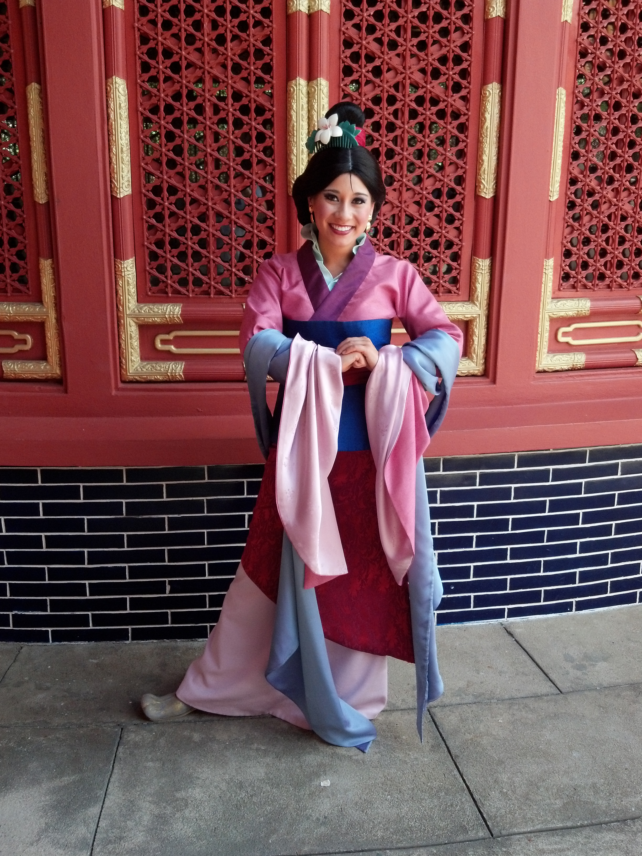 Mulan in China Pavilion at Epcot