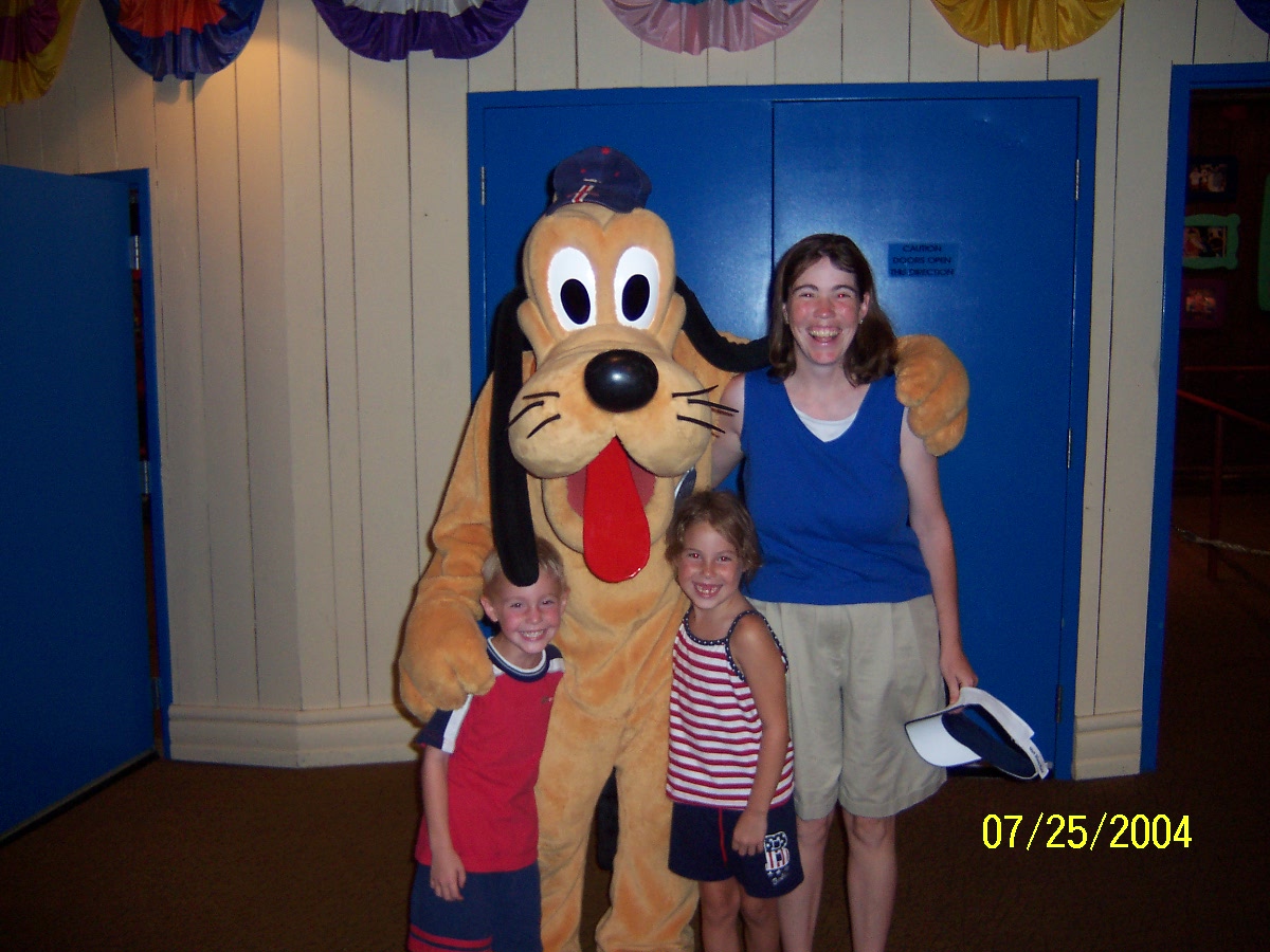 Pluto at Magic Kingdom 2004