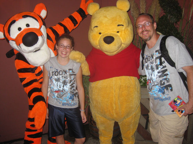 Tigger and Pooh Fantasyland Magic Kingdom 2011