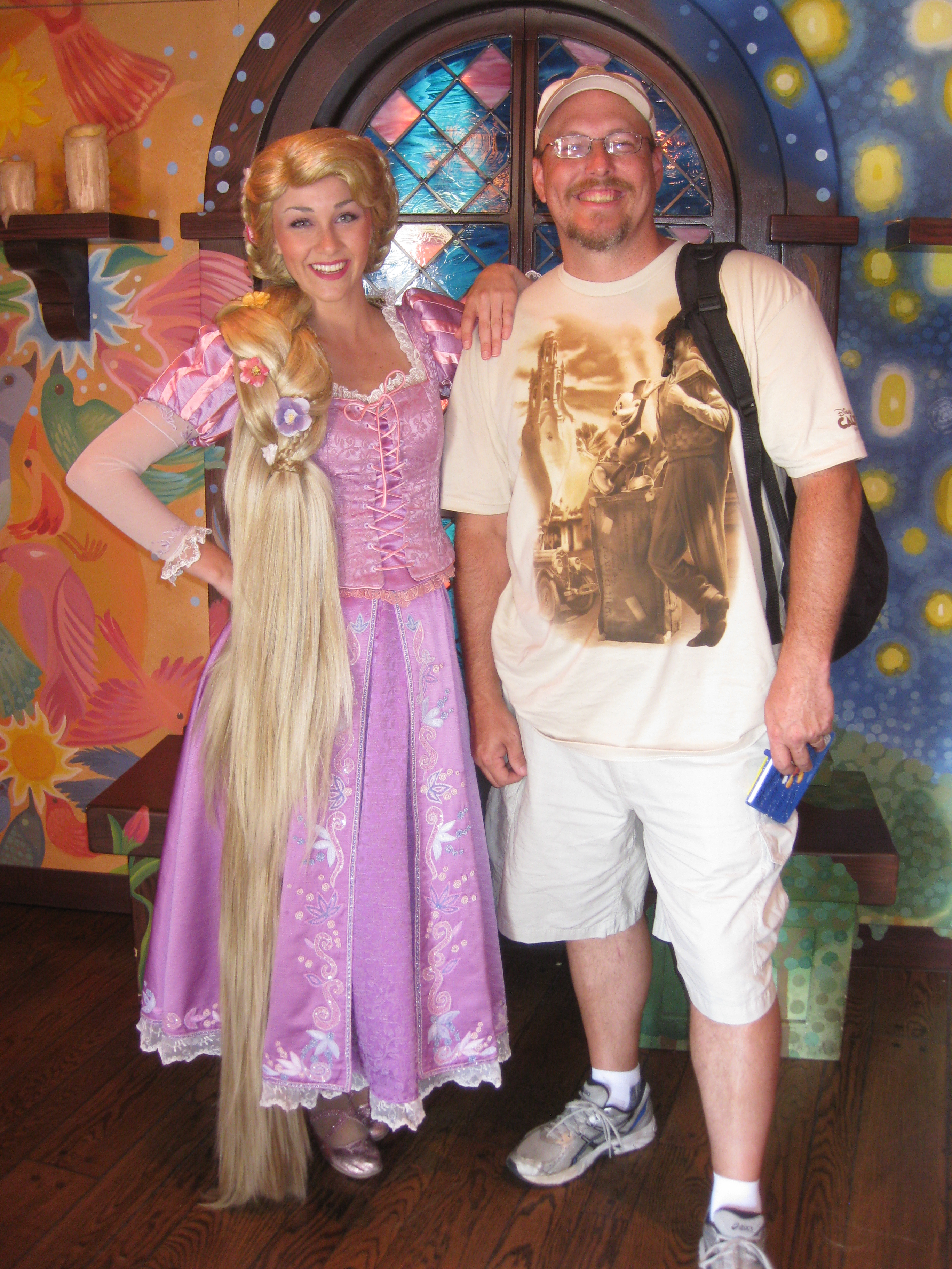 Rapunzel in Disneyland 2012