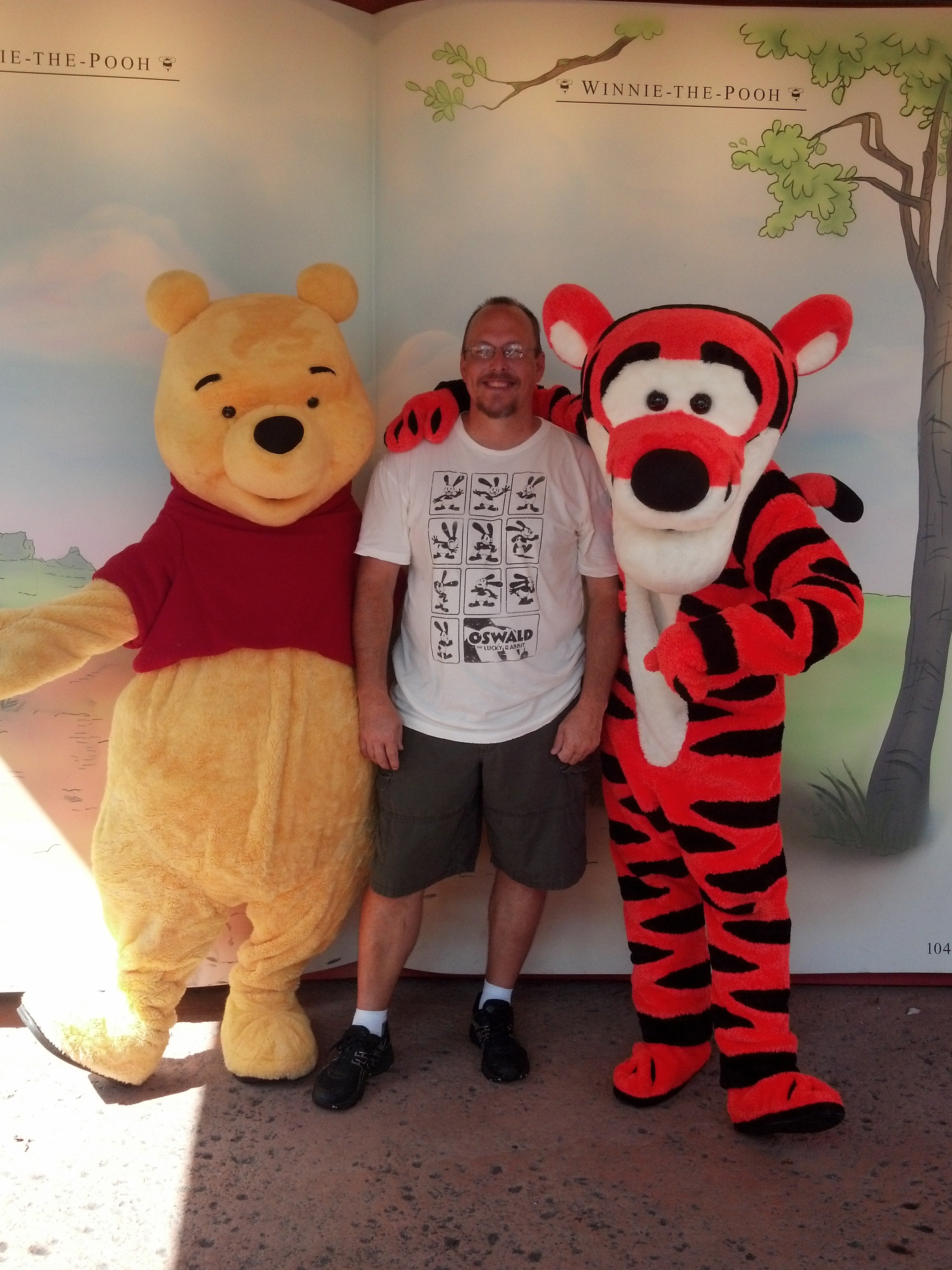 Tigger and Pooh Fantasyland Magic Kingdom 2012