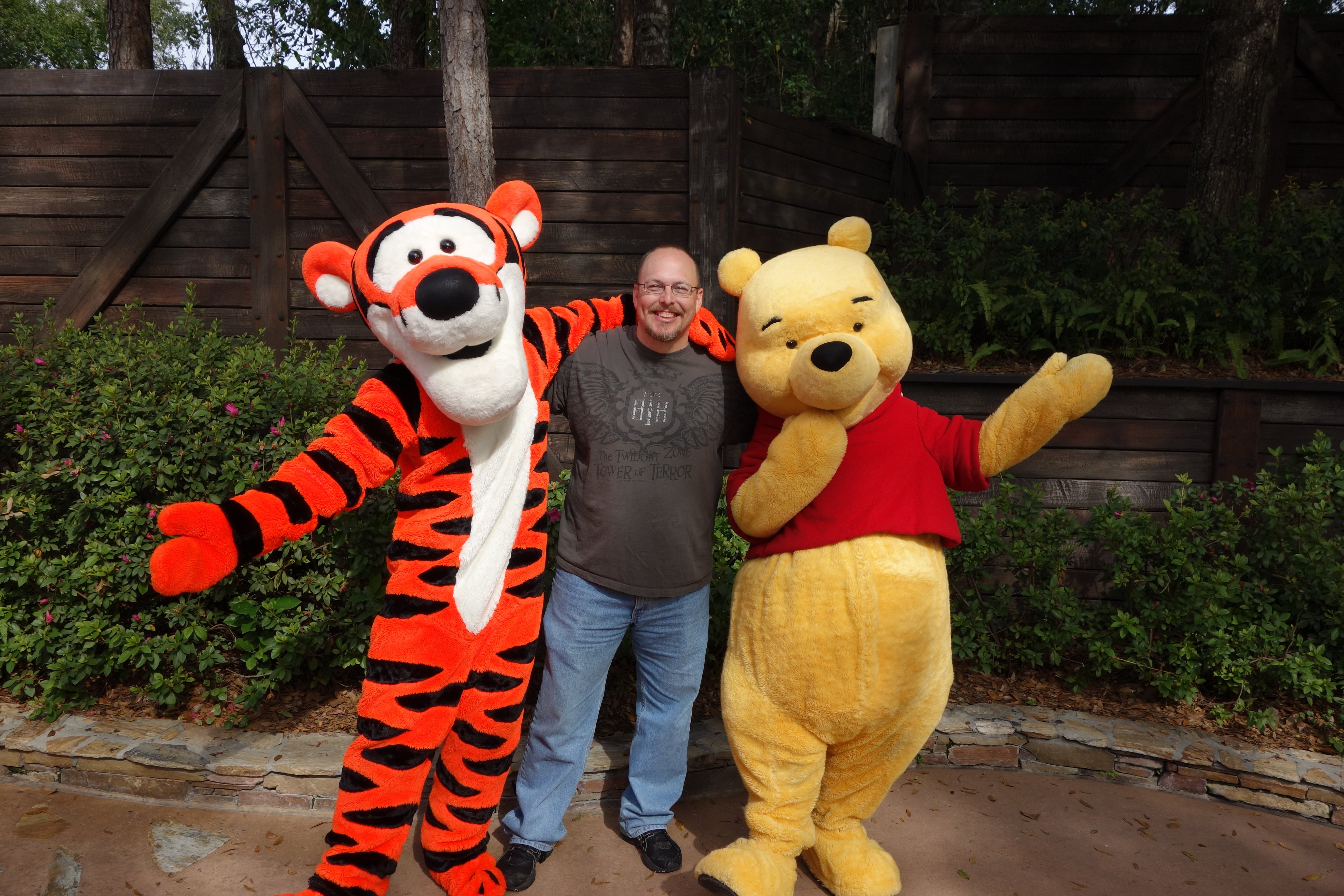 Tigger and Pooh Magic Kingdom 2013