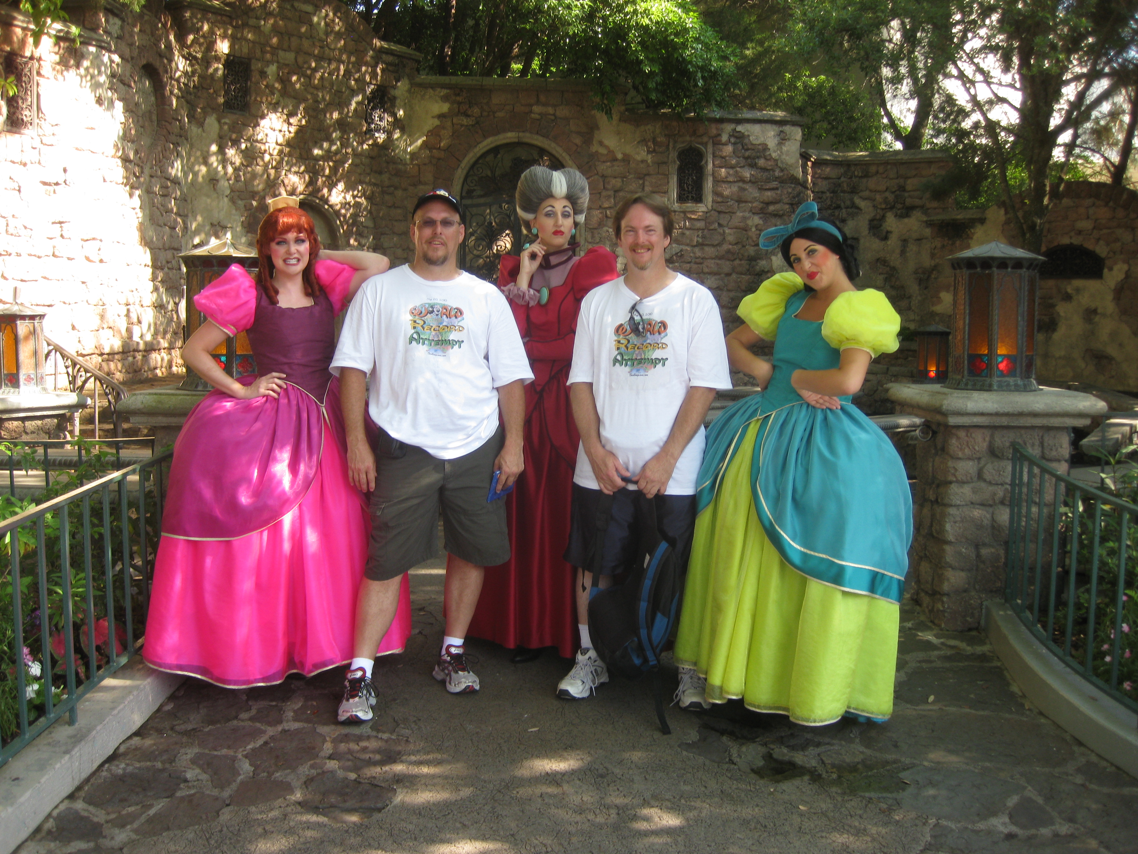 Anastasia, Drizella and Lady Tremaine Magic Kingdom 2010