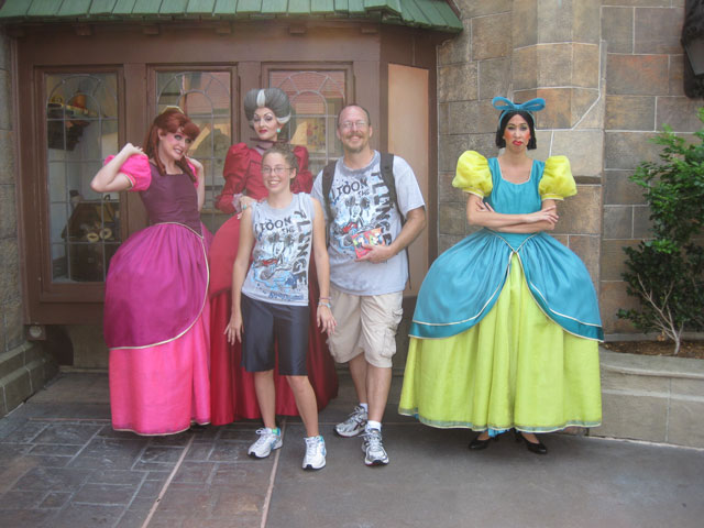 Anastasia, Drizella and Lady Tremaine Magic Kingdom 2011