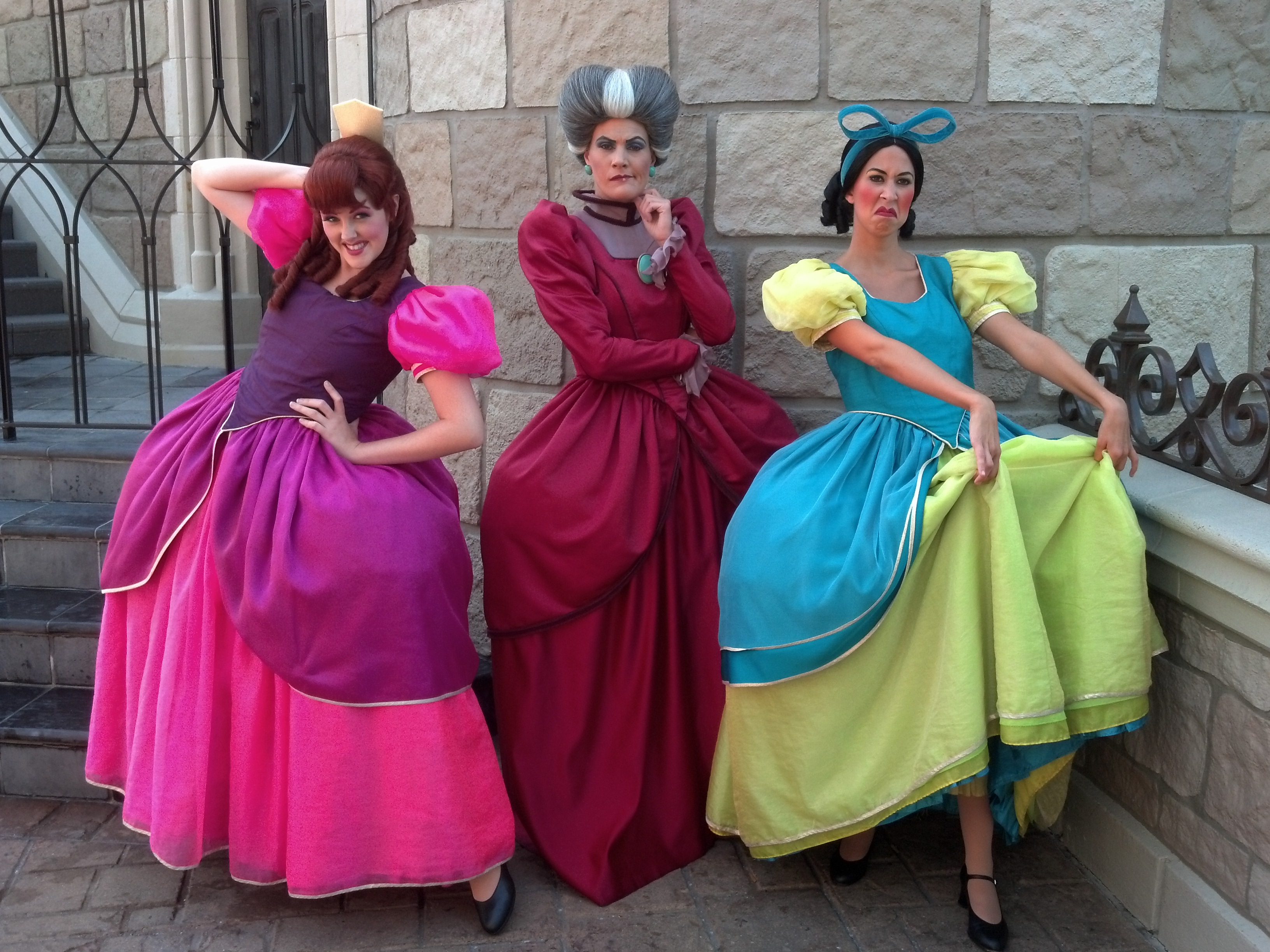 Anastasia, Drizella and Lady Tremaine Magic Kingdom 2012