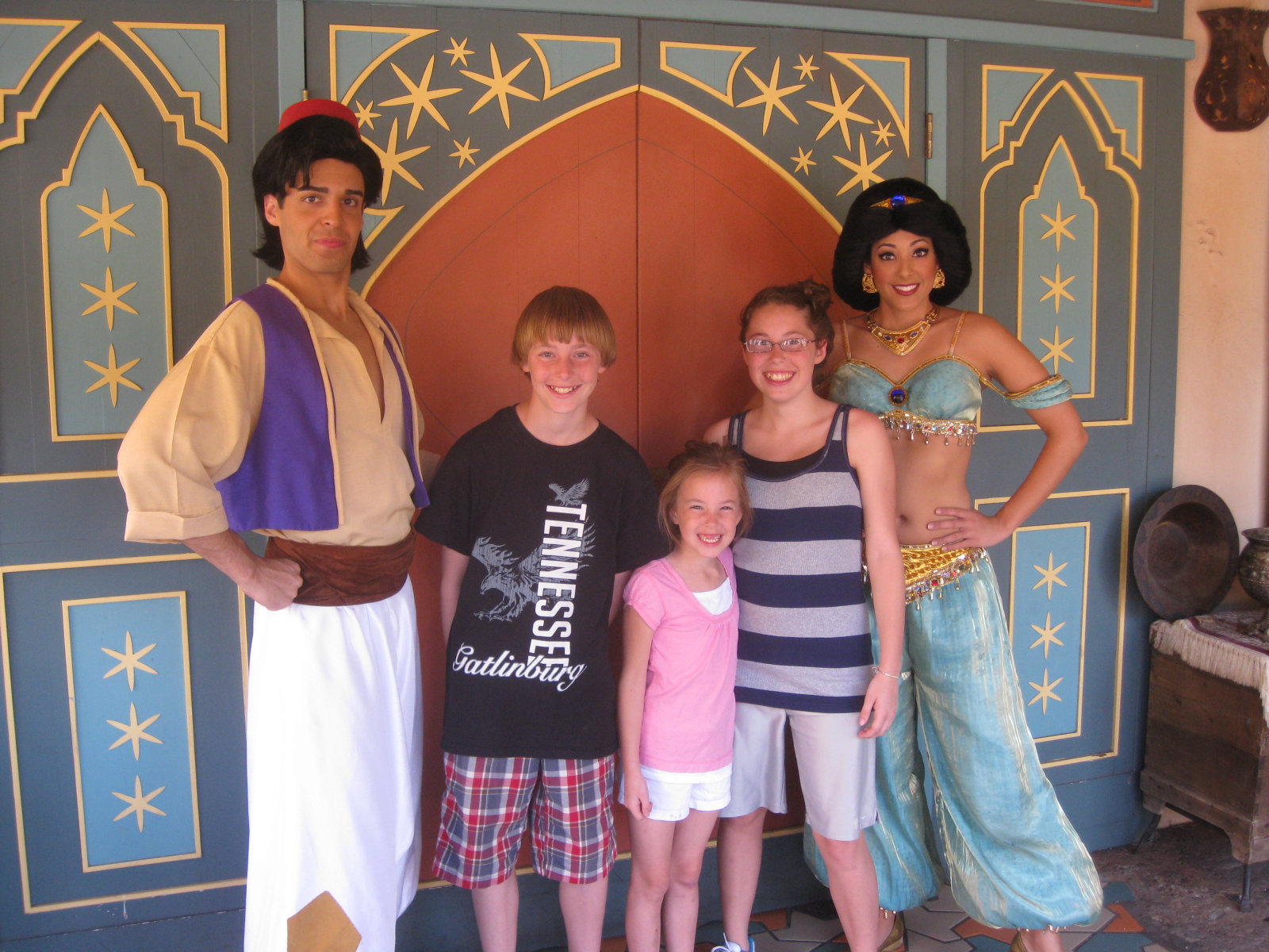 Aladdin and Jasmine  - Magic Kingdom 2011