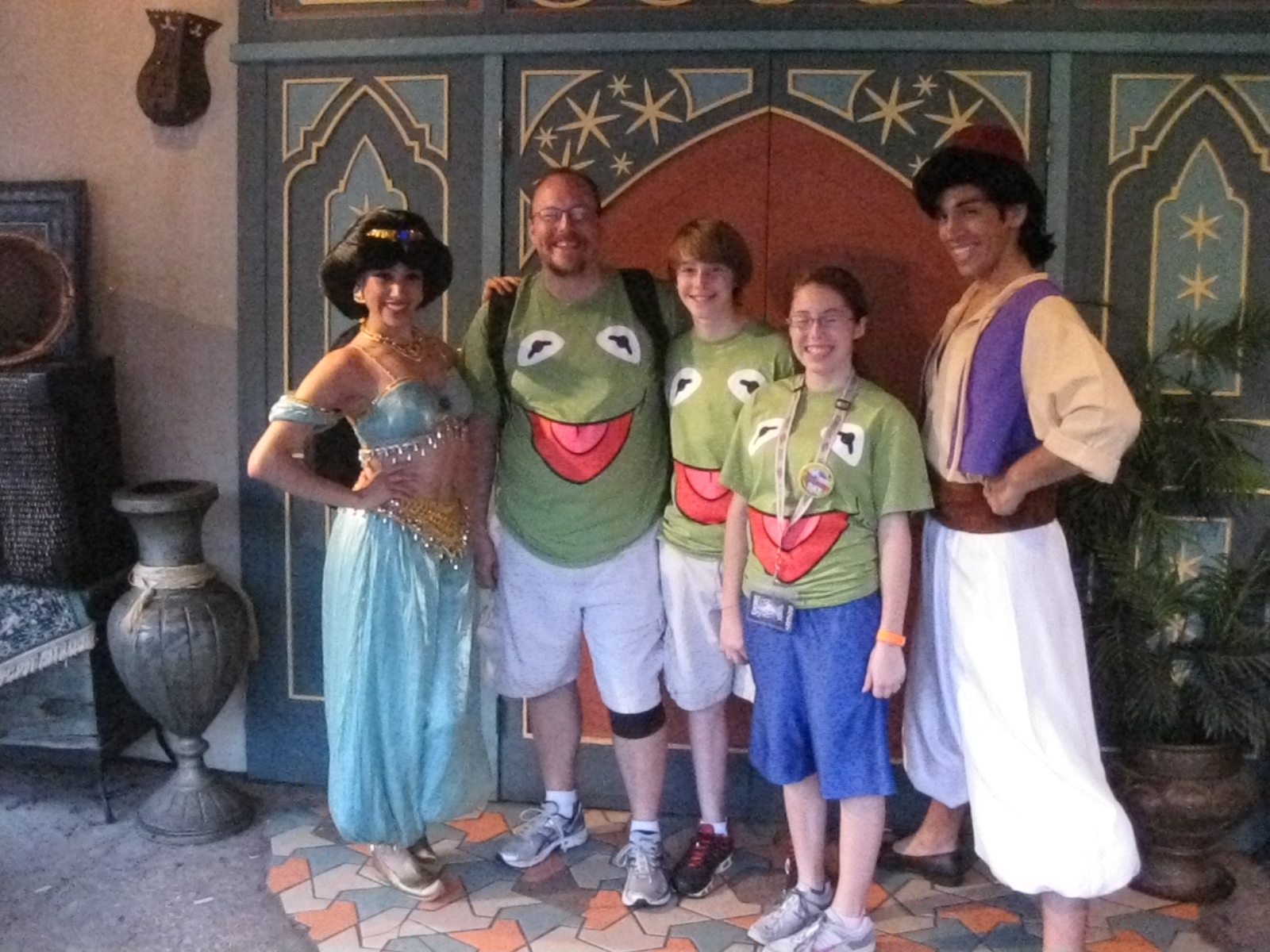 Aladdin and Jasmine - Magic Kingdom 2012 Leap Day