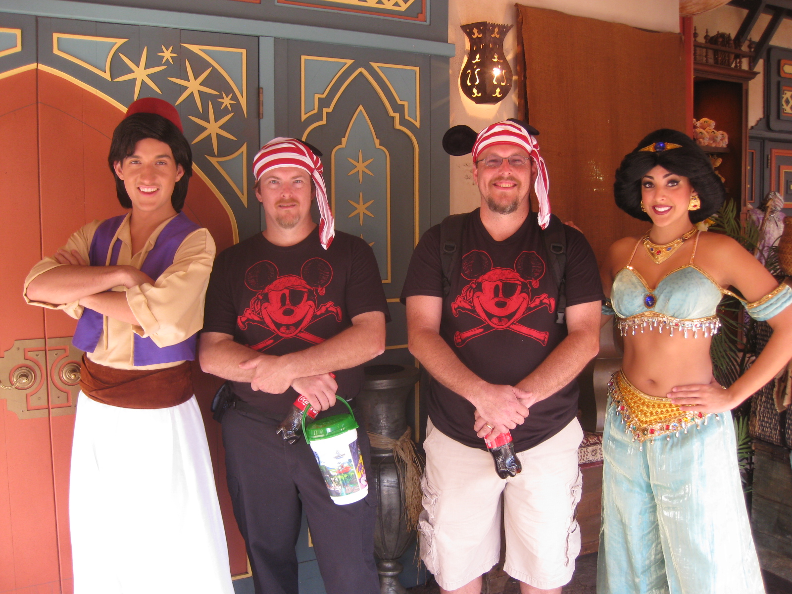 Aladdin and Jasmine - Magic Kingdom 2011
