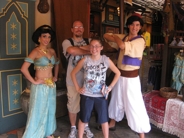 Aladdin and Jasmine  - Magic Kingdom 2011