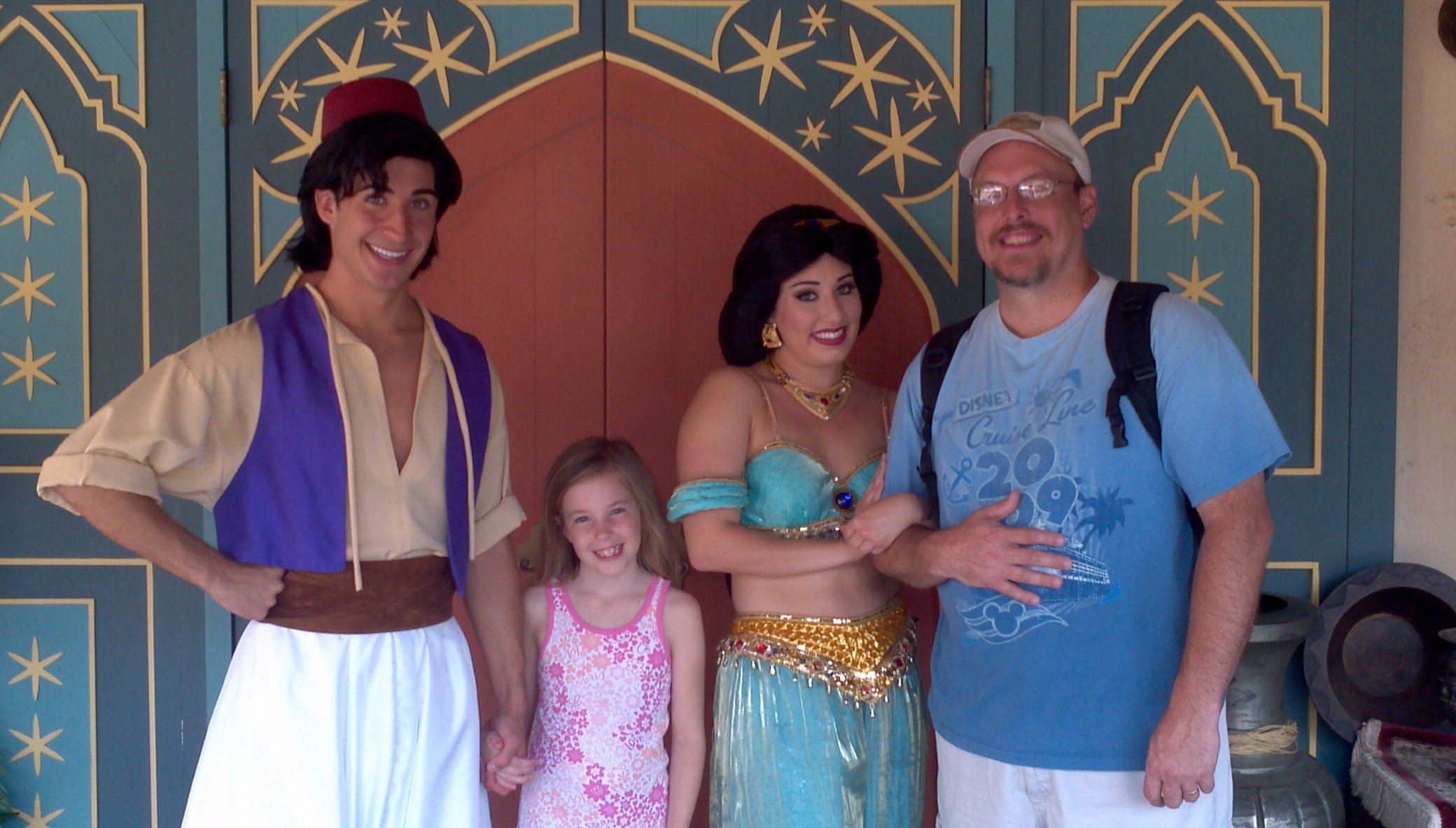 Aladdin and Jasmine - Magic Kingdom 2012