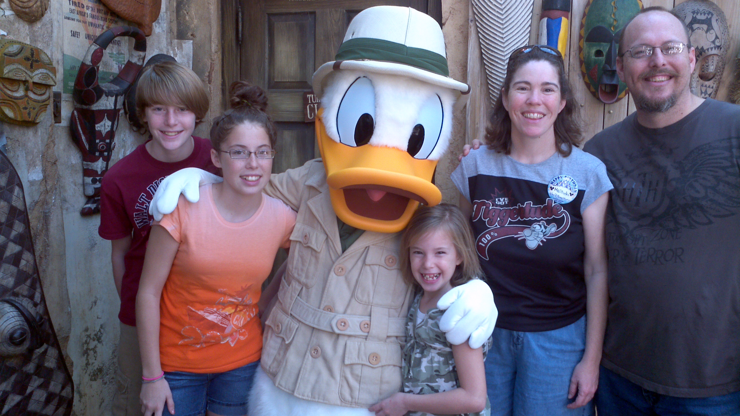 Donald Duck Animal Kingdom 2011 Tusker House